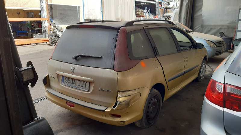 PEUGEOT 206 1 generation (1998-2009) Forreste venstre dør indvendige håndtagsramme 9623698477 22559726