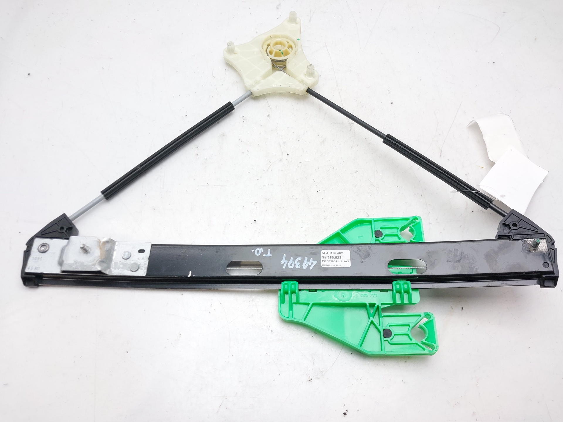 SEAT Alhambra 2 generation (2010-2021) Rear Right Door Window Regulator 5FA839462, 28.323KMS 22484556