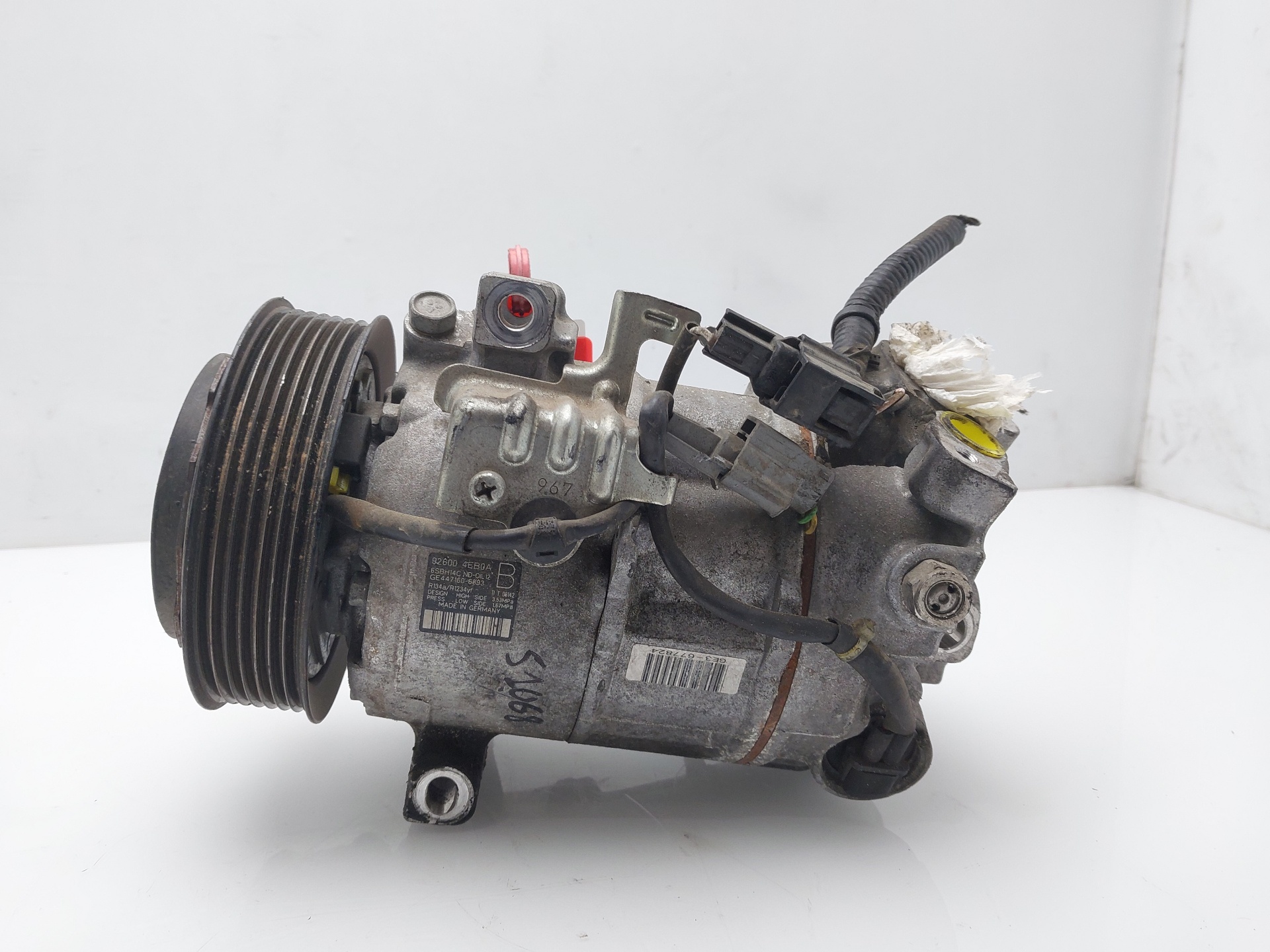 RENAULT Kadjar 1 generation (2015-2024) Air Condition Pump 926004EB0A, 89937KMS, 5PUERTAS 23888305