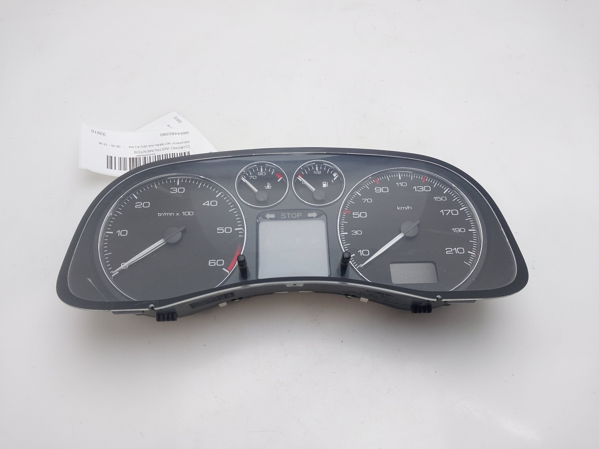 PEUGEOT 307 1 generation (2001-2008) Speedometer 9654485280 27287104