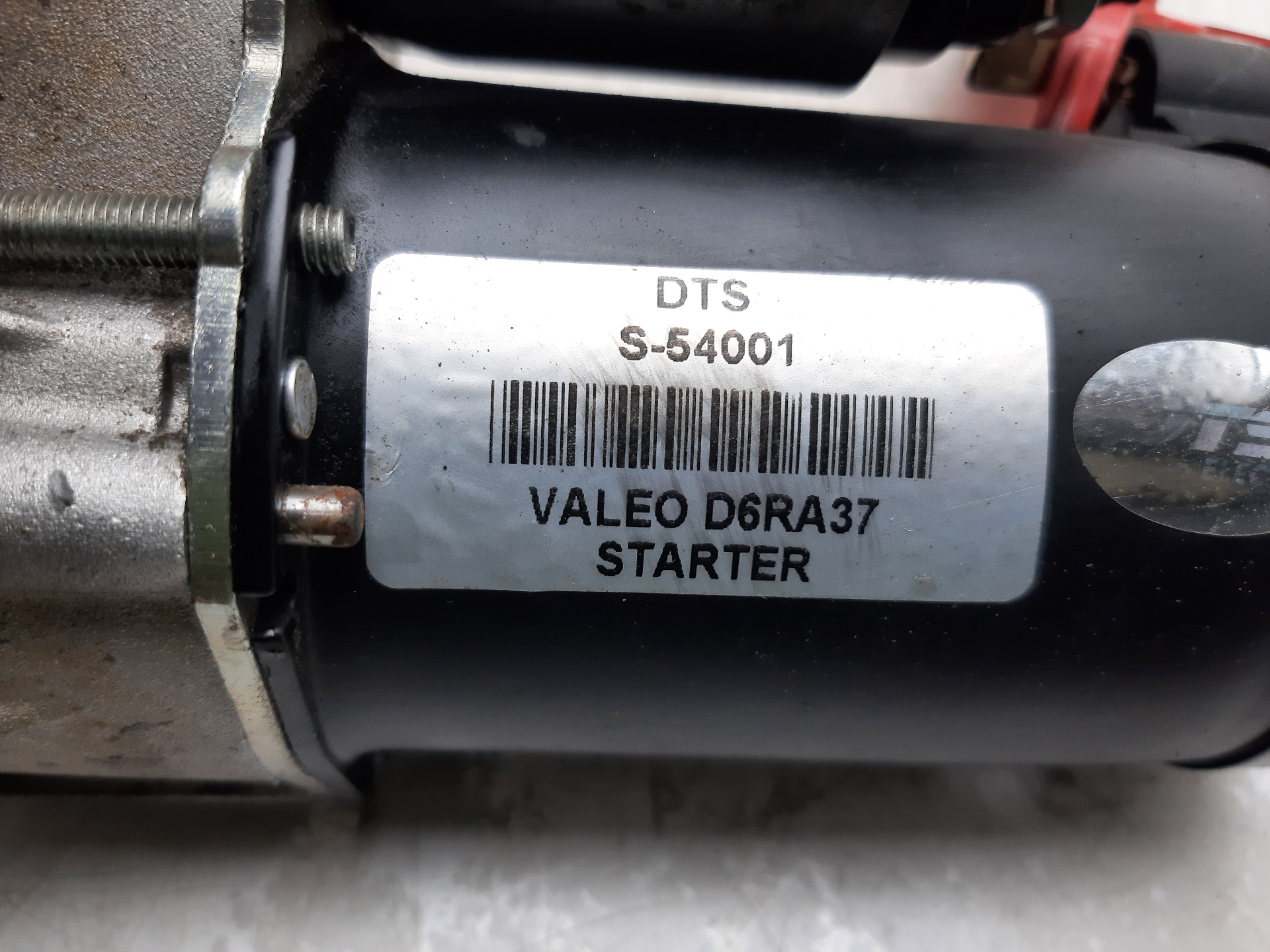 PEUGEOT 307 1 generation (2001-2008) Starter Motor D6RA110 22656166