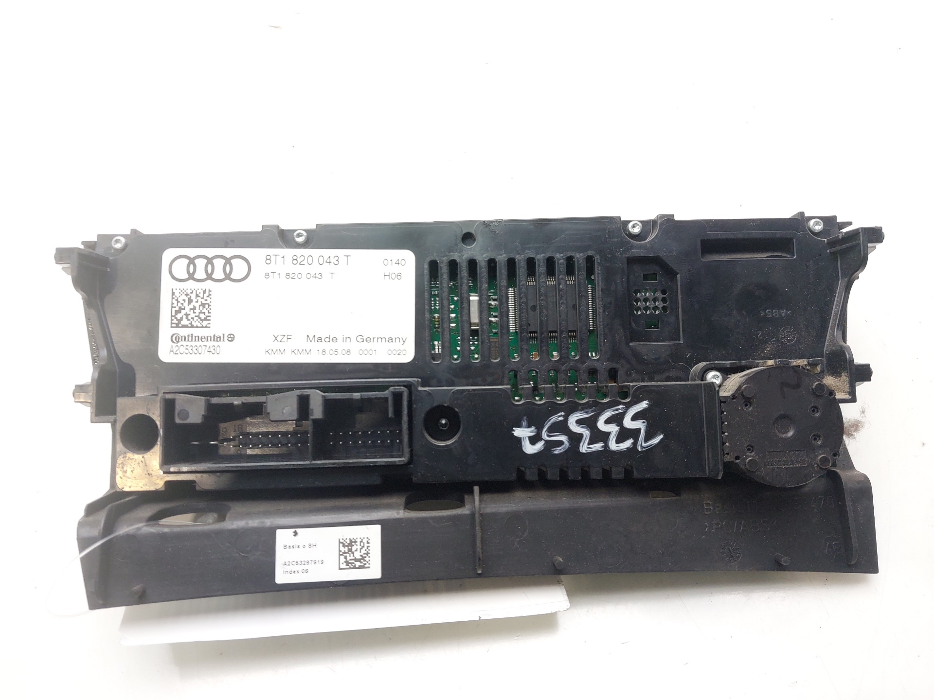 AUDI A4 B8/8K (2011-2016) Klimakontrollenhet 8T1820043T 24145531