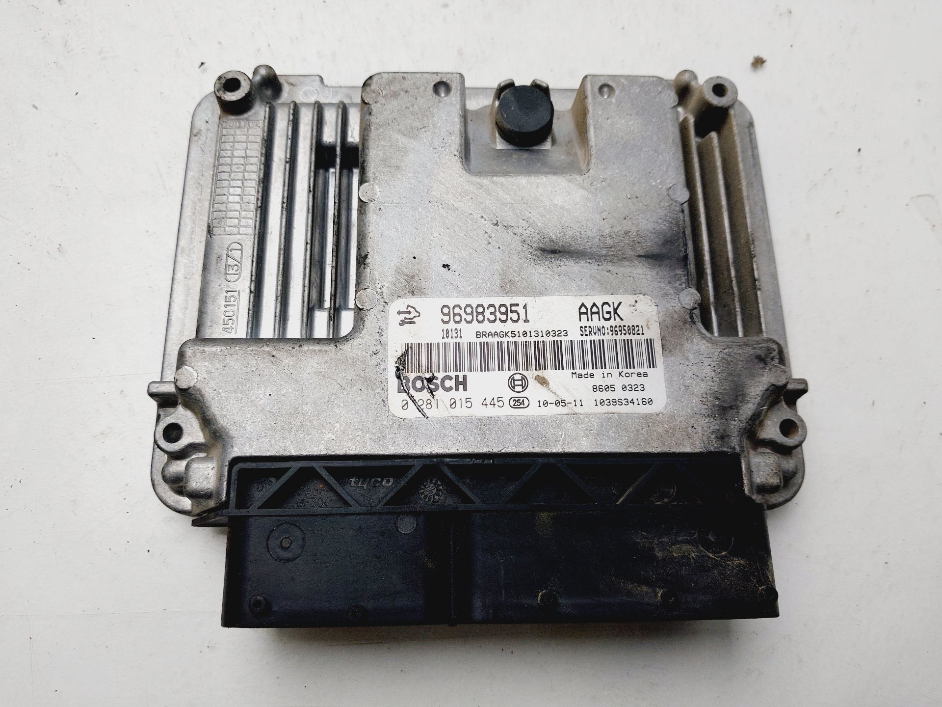 CHEVROLET Cruze 1 generation (2009-2015) Motorkontrollenhet ECU 96983951 25590511