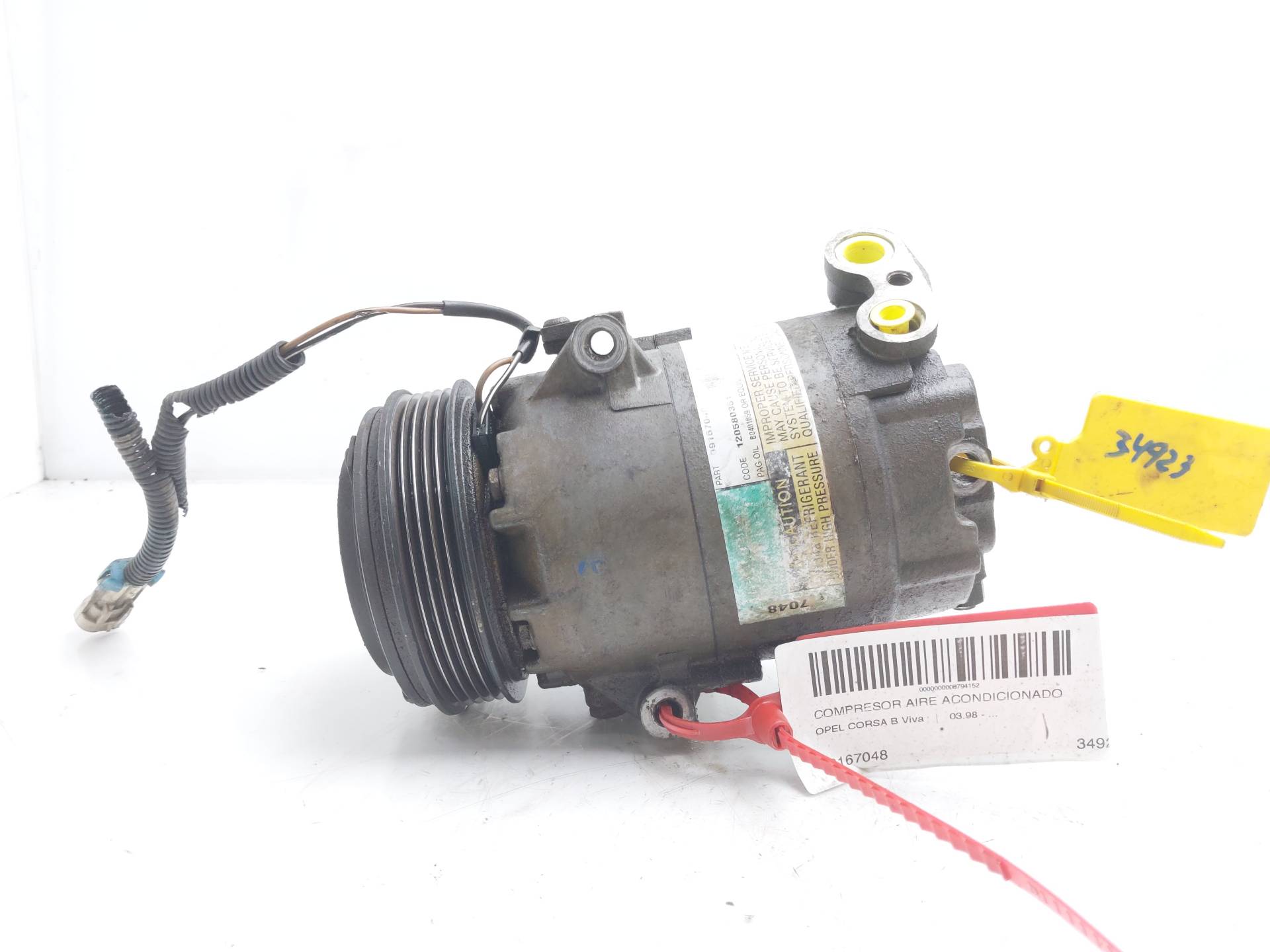 VOLKSWAGEN Jetta 2 generation (1984-1992) Air Condition Pump 09167048 25391713