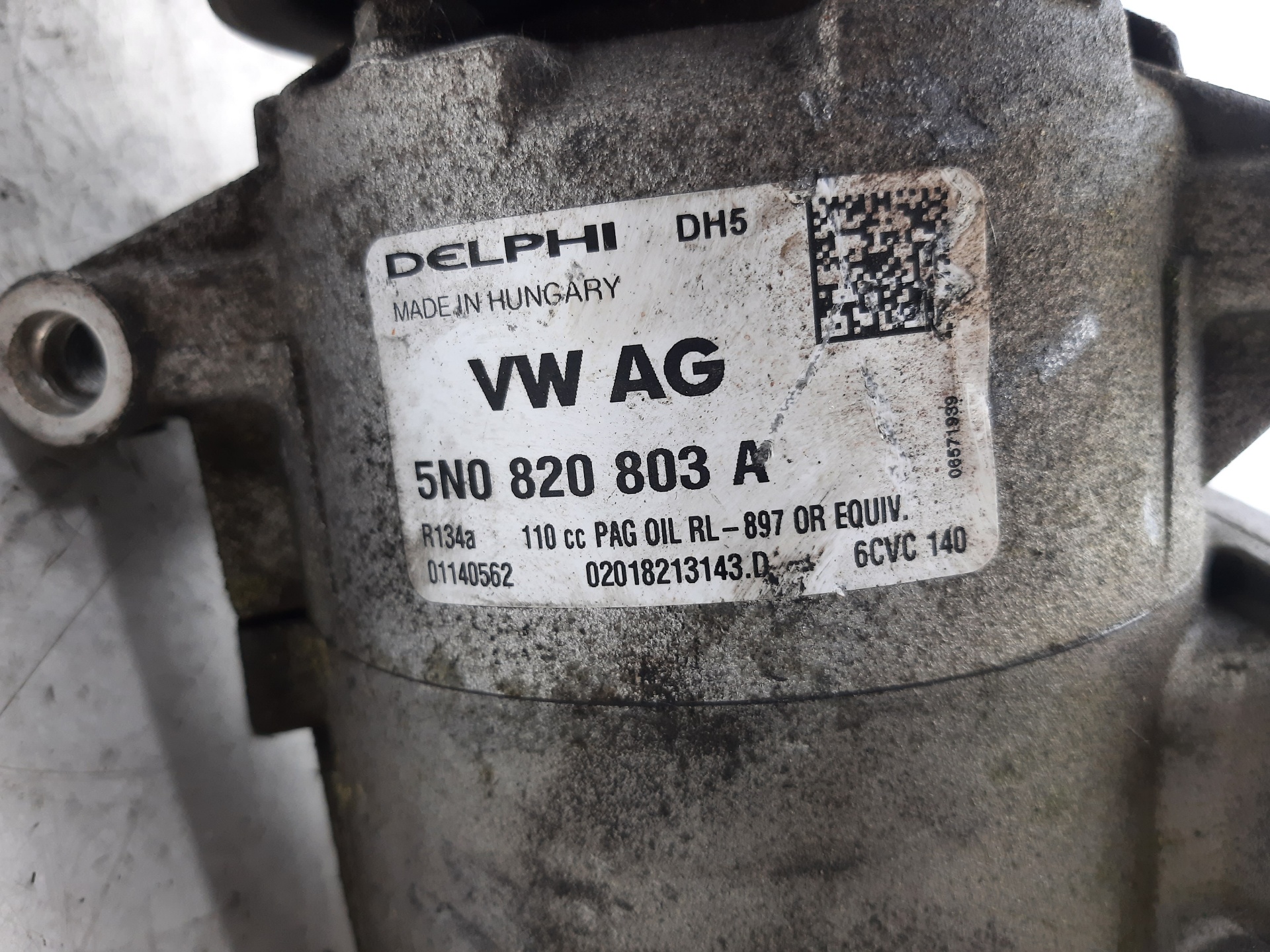 SEAT Leon 2 generation (2005-2012) Air Condition Pump 5N0820803A, 119.653KM, 5PUERTAS 21591846