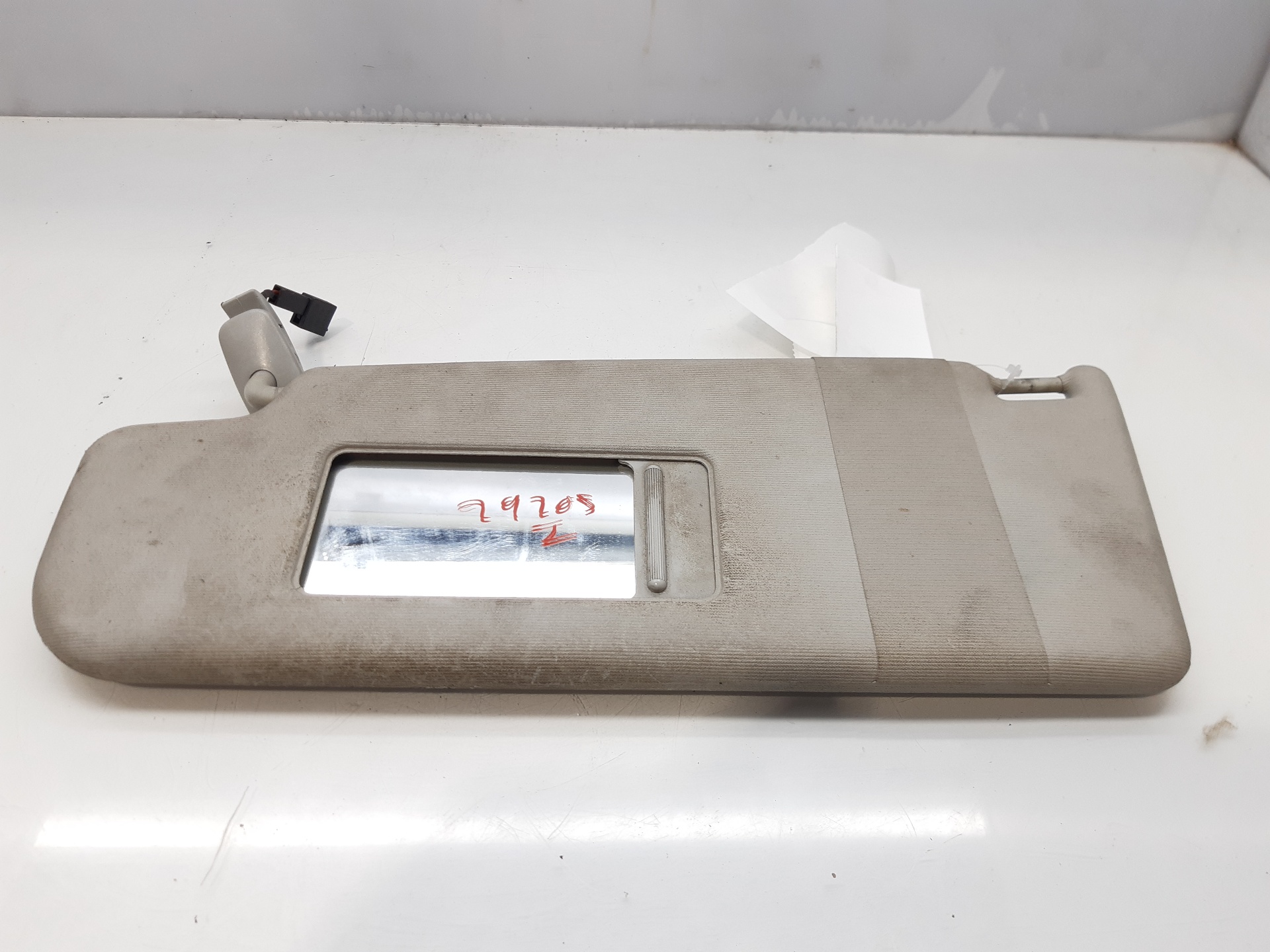 SKODA Superb 1 generation (2001-2008) Left Side Sun Visor 3B0857551A 22461870