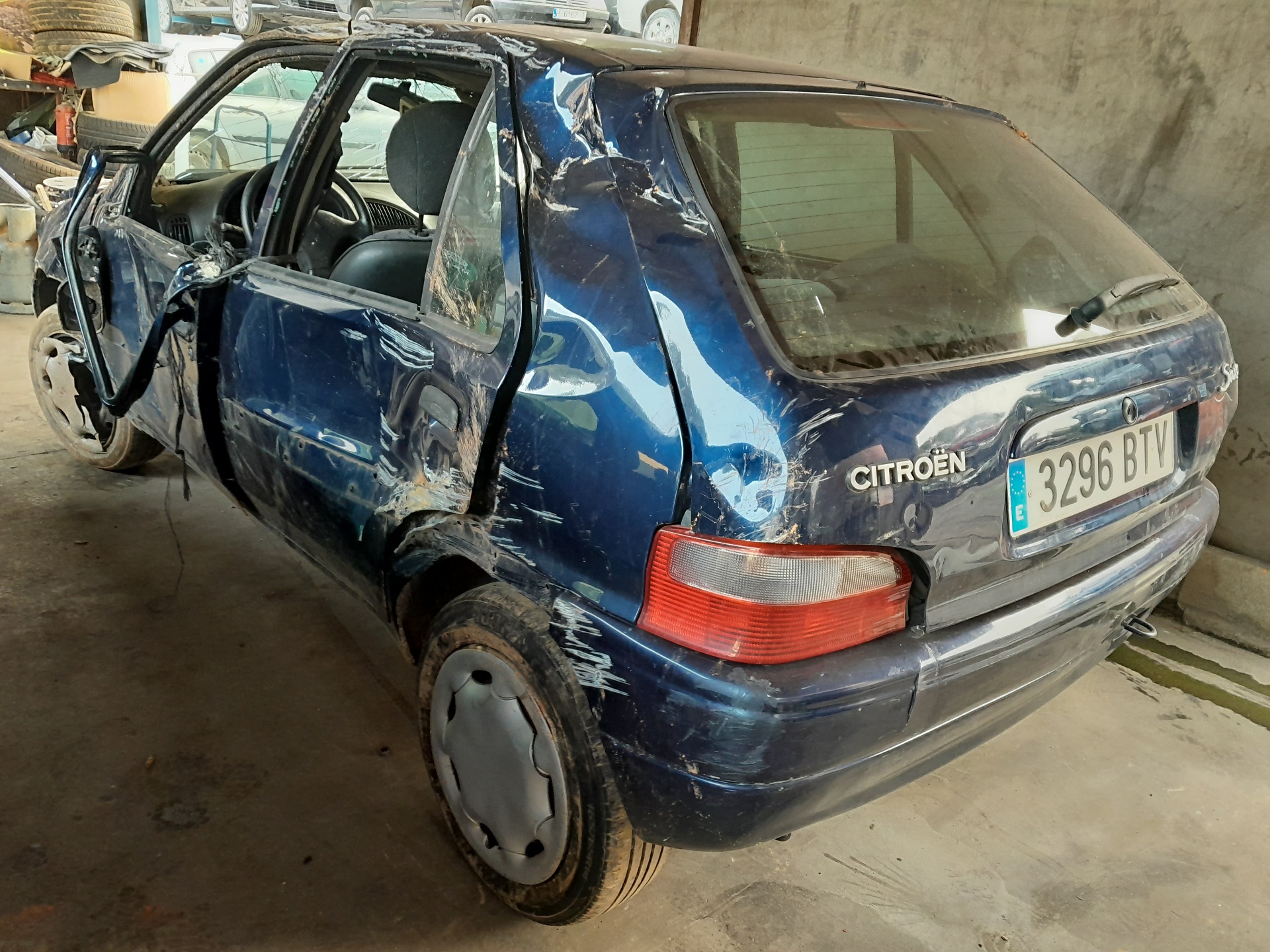 BMW Saxo 2 generation (1996-2004) Левая противотуманка переднего бампера 9618343580 22338598