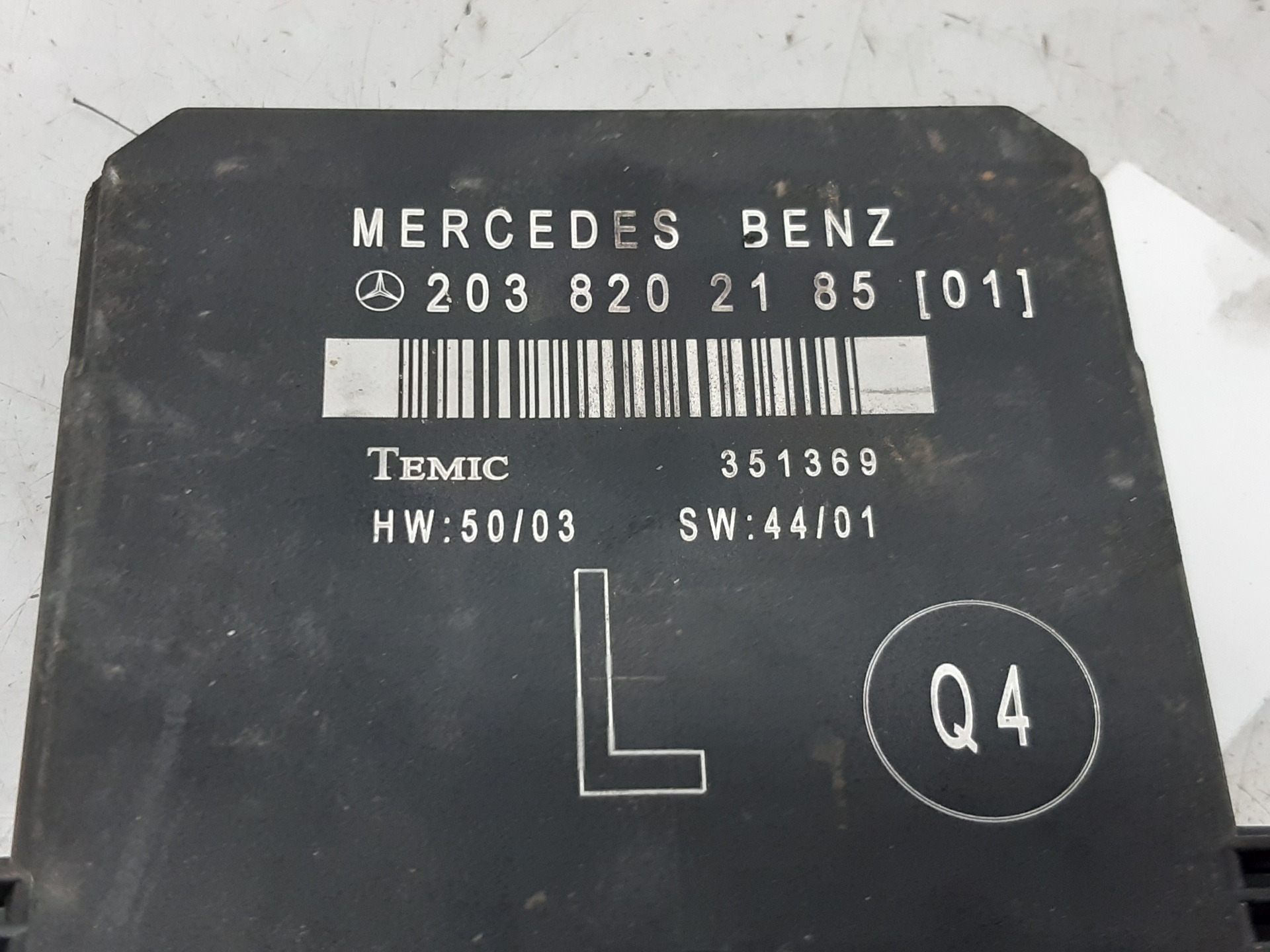 MERCEDES-BENZ C-Class W203/S203/CL203 (2000-2008) Другие блоки управления 2038202185 18701339