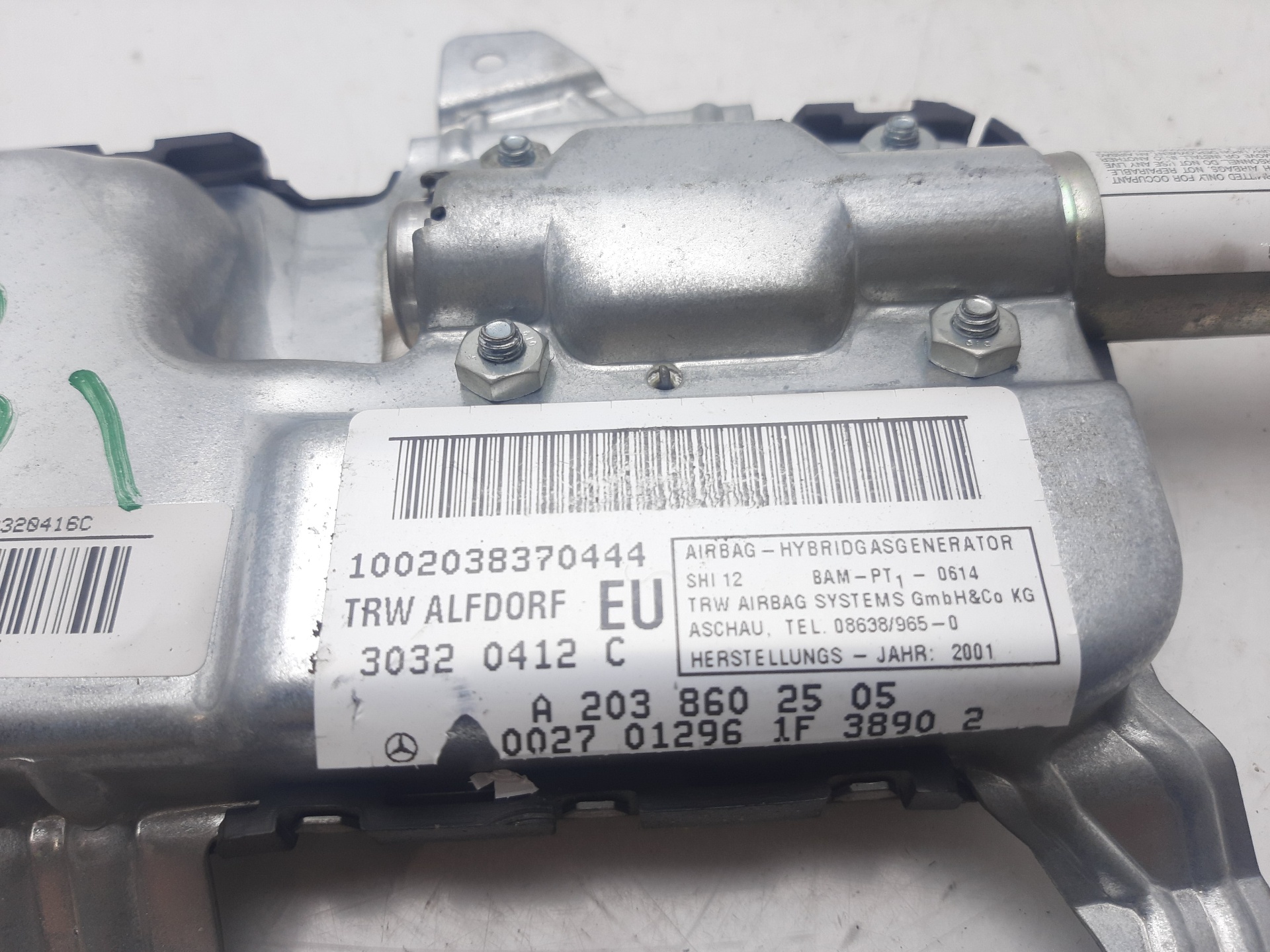 MITSUBISHI C-Class W203/S203/CL203 (2000-2008) Bal első ajtó SRS légzsákja A2038602505 20583493