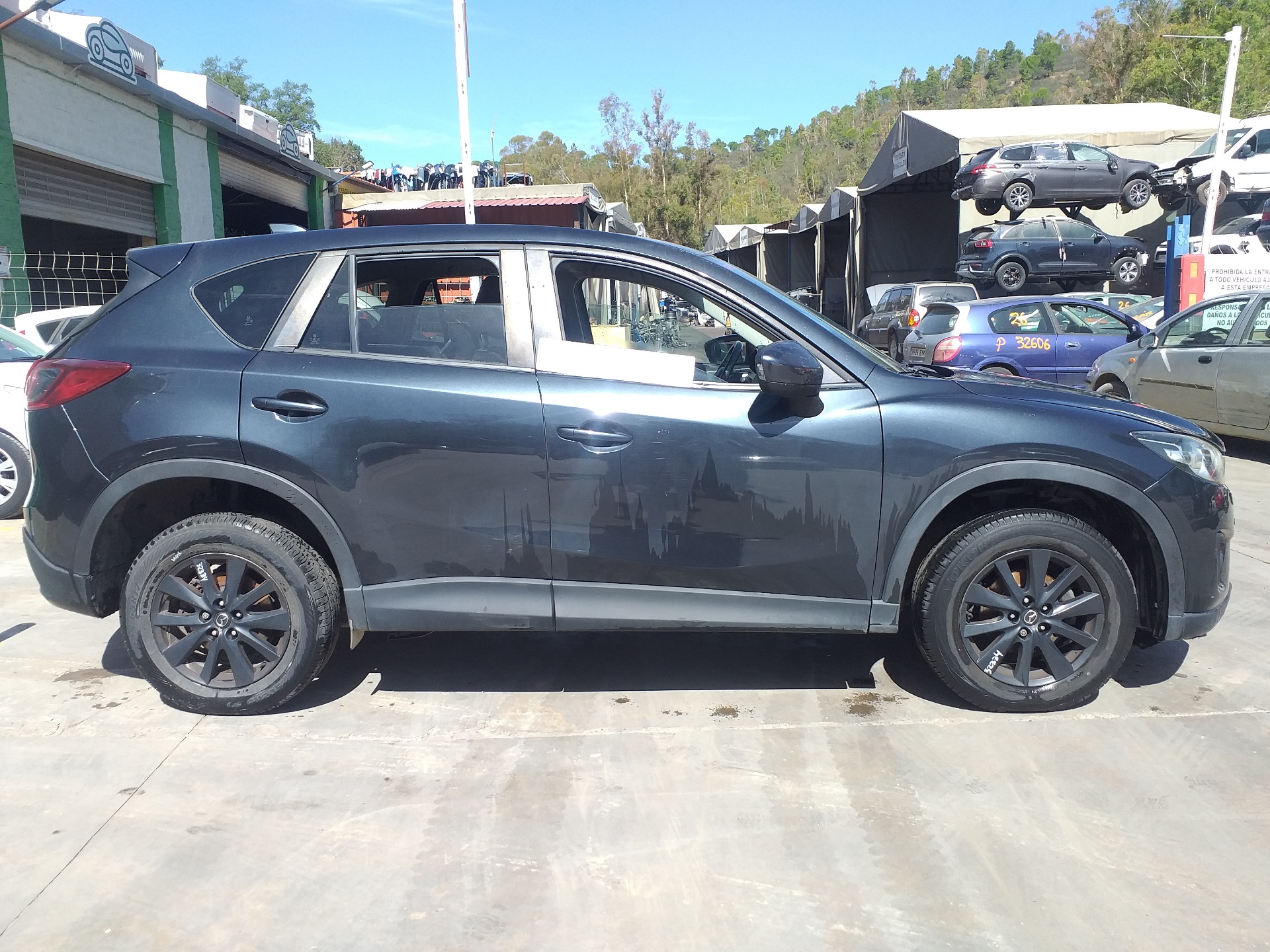 MAZDA CX-5 1 generation (2011-2020) Priekinių kairių durų stiklo pakelėjas KD535997X 23465833