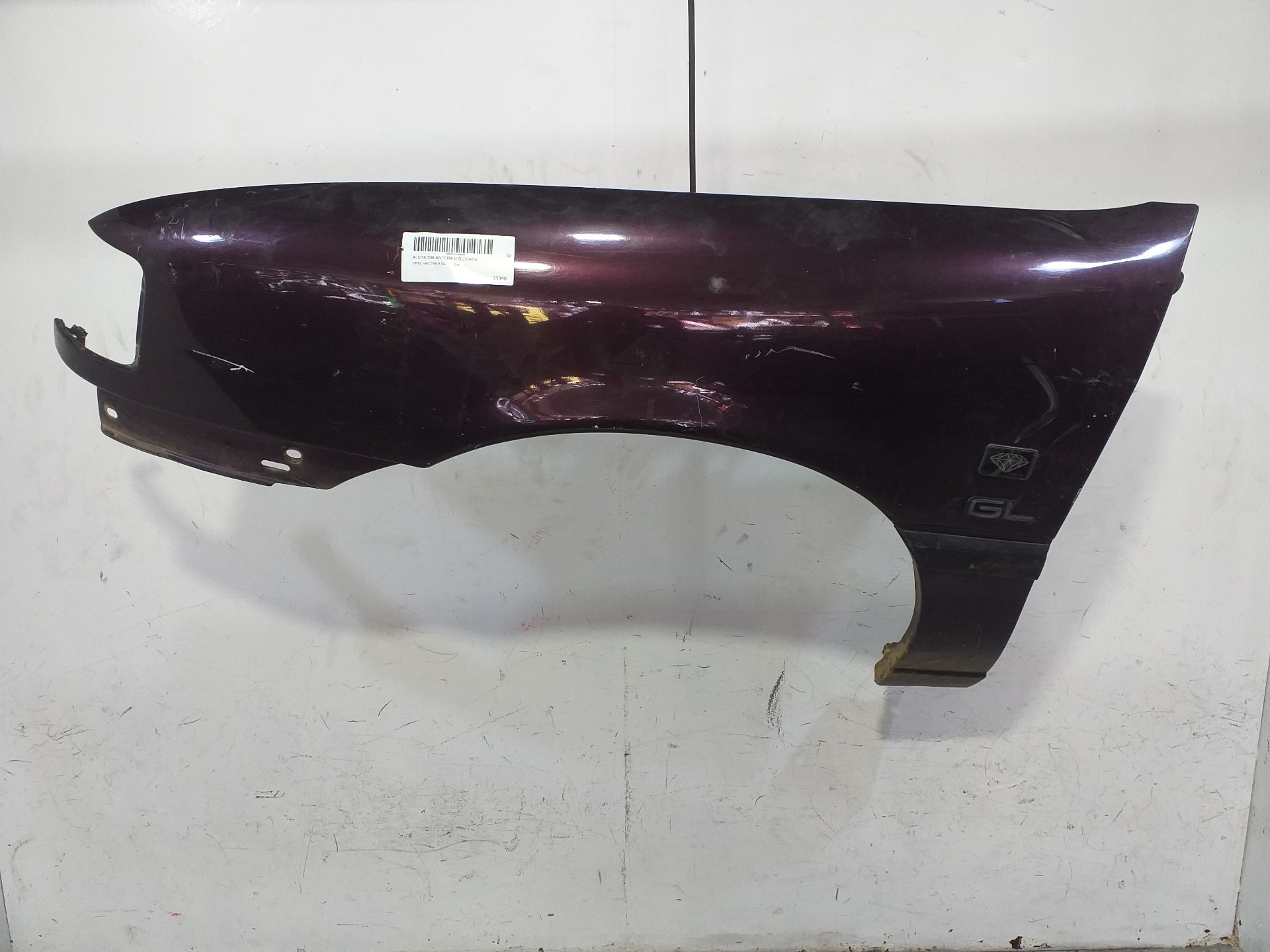 OPEL Vectra A (1988-1995) Front Left Fender 90347456 27307194