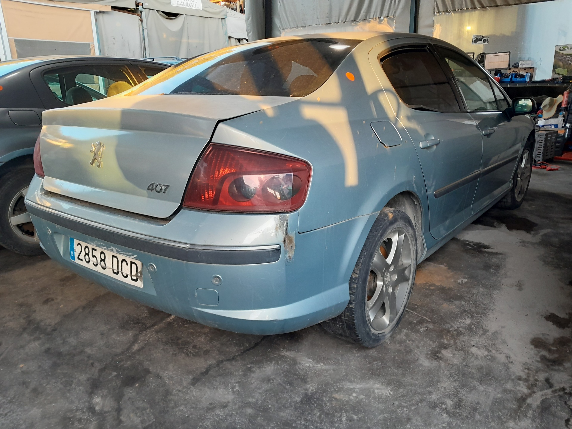 PEUGEOT 407 1 generation (2004-2010) Priekšējais kreisais durvju spogulis 96456984XT 22629952