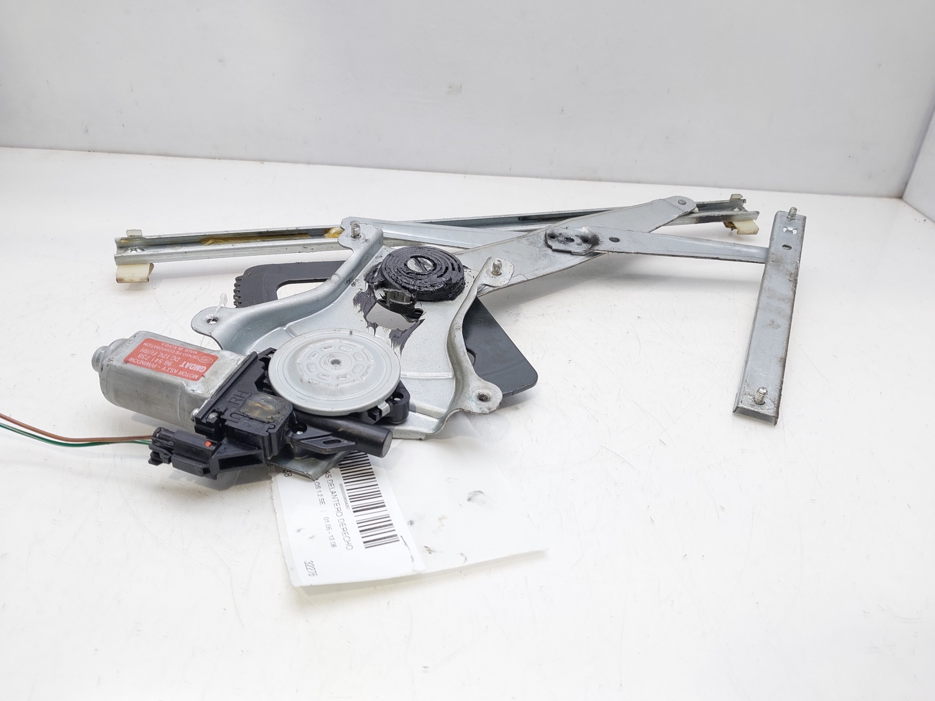 MITSUBISHI Kalos 1 generation (2002-2020) Front Right Door Window Regulator 96541738 21272450