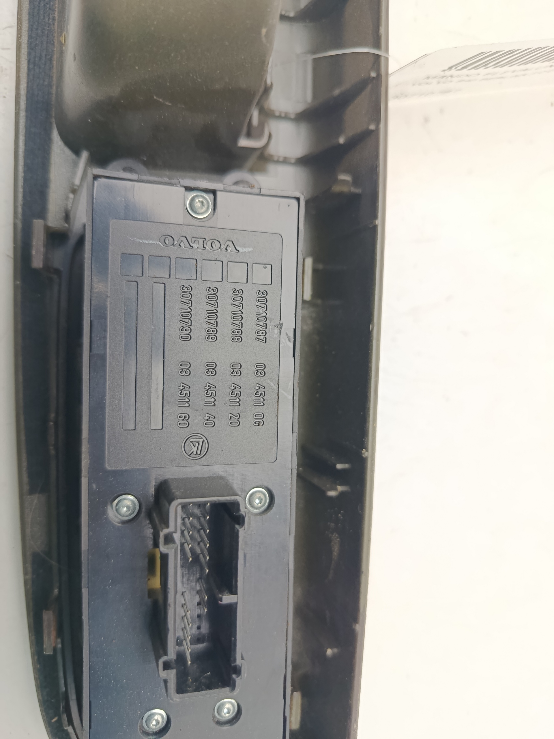 Front window control panel lh D4204T 30710787 de Volvo S40 ii (544) 2006-2010 136 CV - pieza usada