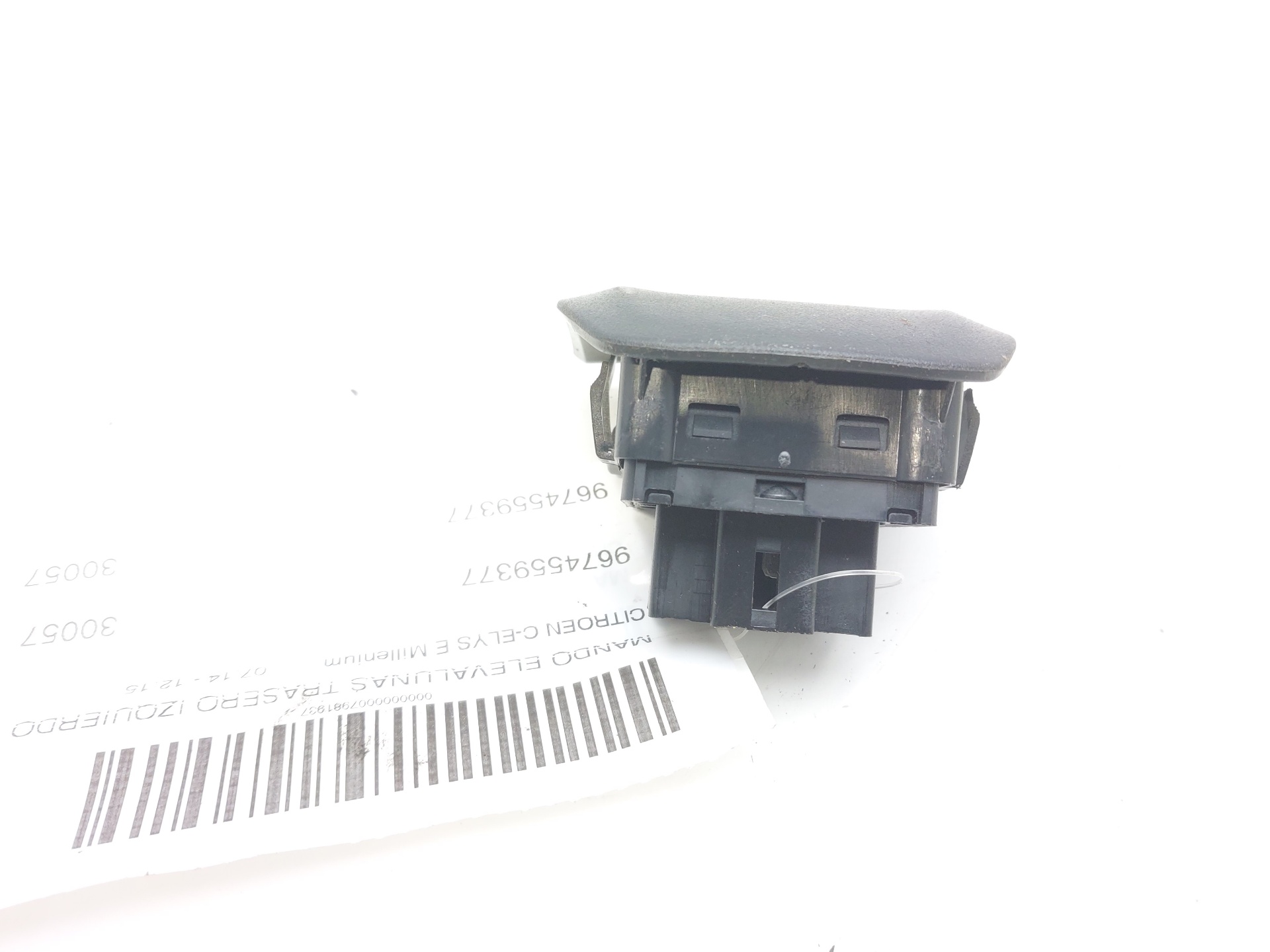 Rear window control panel rh HMY 9674559377 de Citroen C-elysee (dd_) 2014-0 72 CV con 71610 km - pieza usada