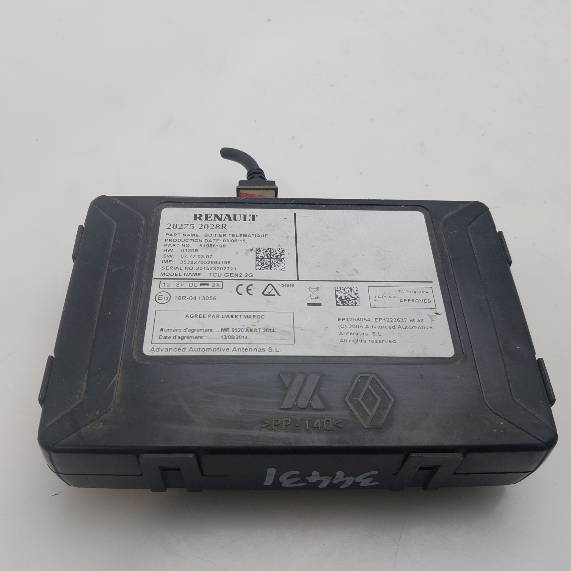 RENAULT Megane 3 generation (2008-2020) Other Control Units 282752028R 25315545