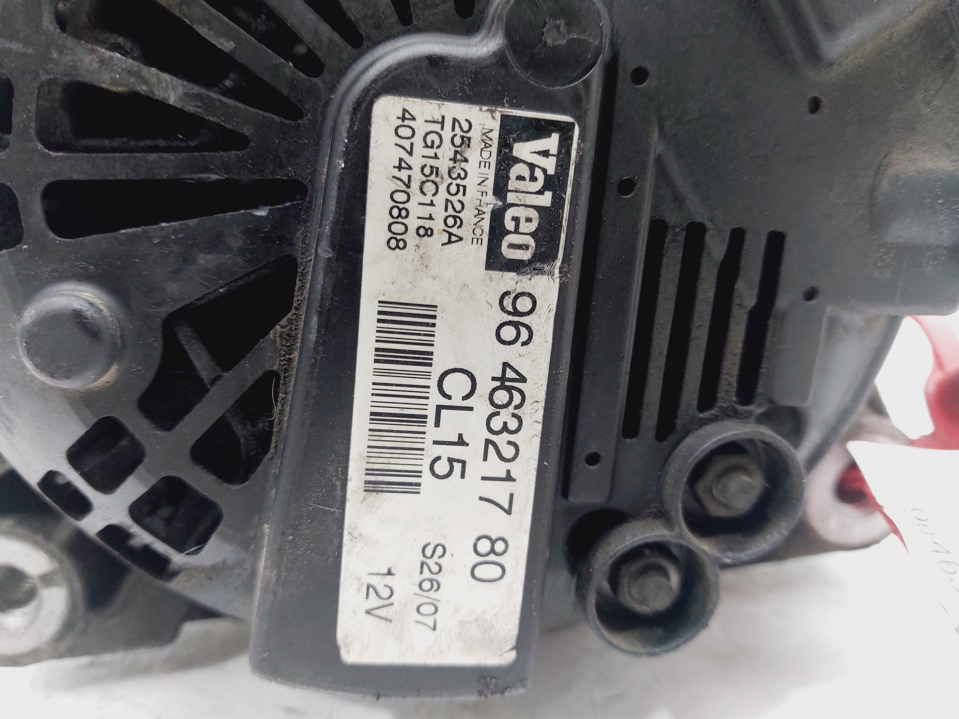 CITROËN Alternator 9646321780 25590738