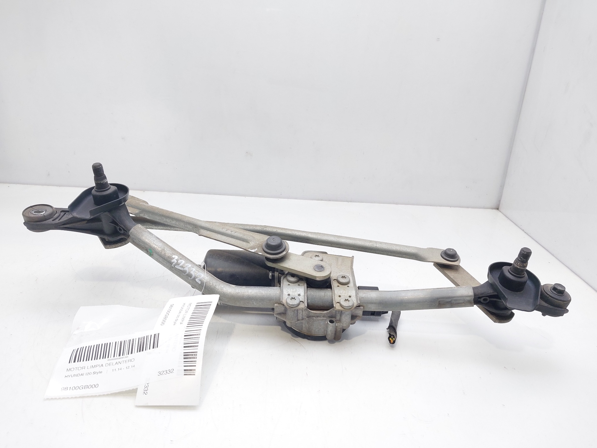 HYUNDAI i20 IB (2 generation) (2014-2020) Front Windshield Wiper Mechanism 98100GB000 24142056