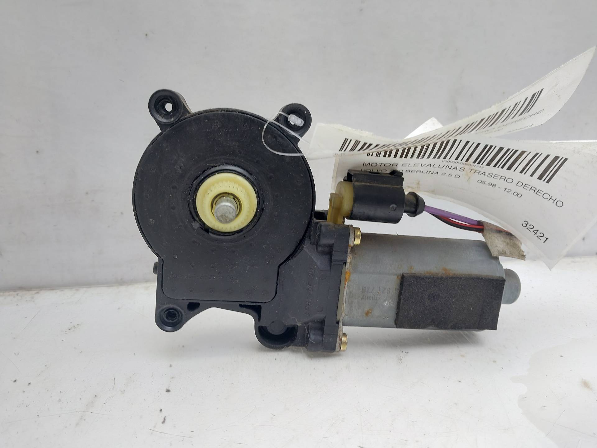 VOLVO S80 1 generation (1998-2006) Rear Right Door Window Control Motor 31253720 22601587