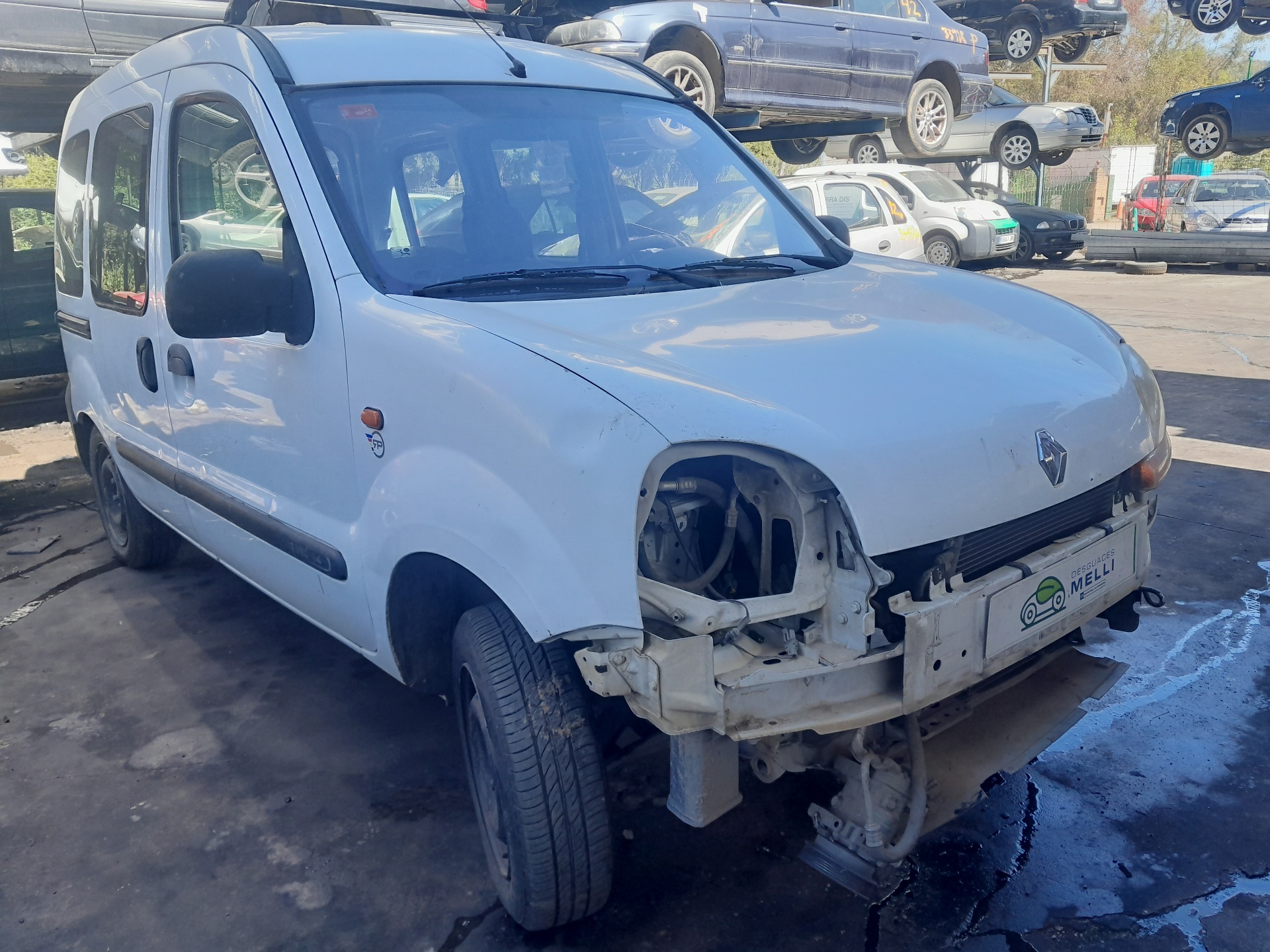 VAUXHALL Kangoo 1 generation (1998-2009) Лява задна вътрешна отваряща се дръжка 7700354531 24983435