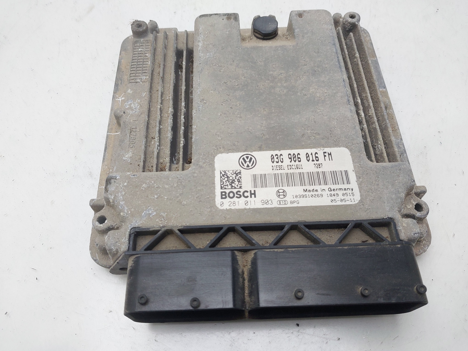 VOLKSWAGEN Golf 5 generation (2003-2009) Motorstyrenhet ECU 03G906016FM 25001618