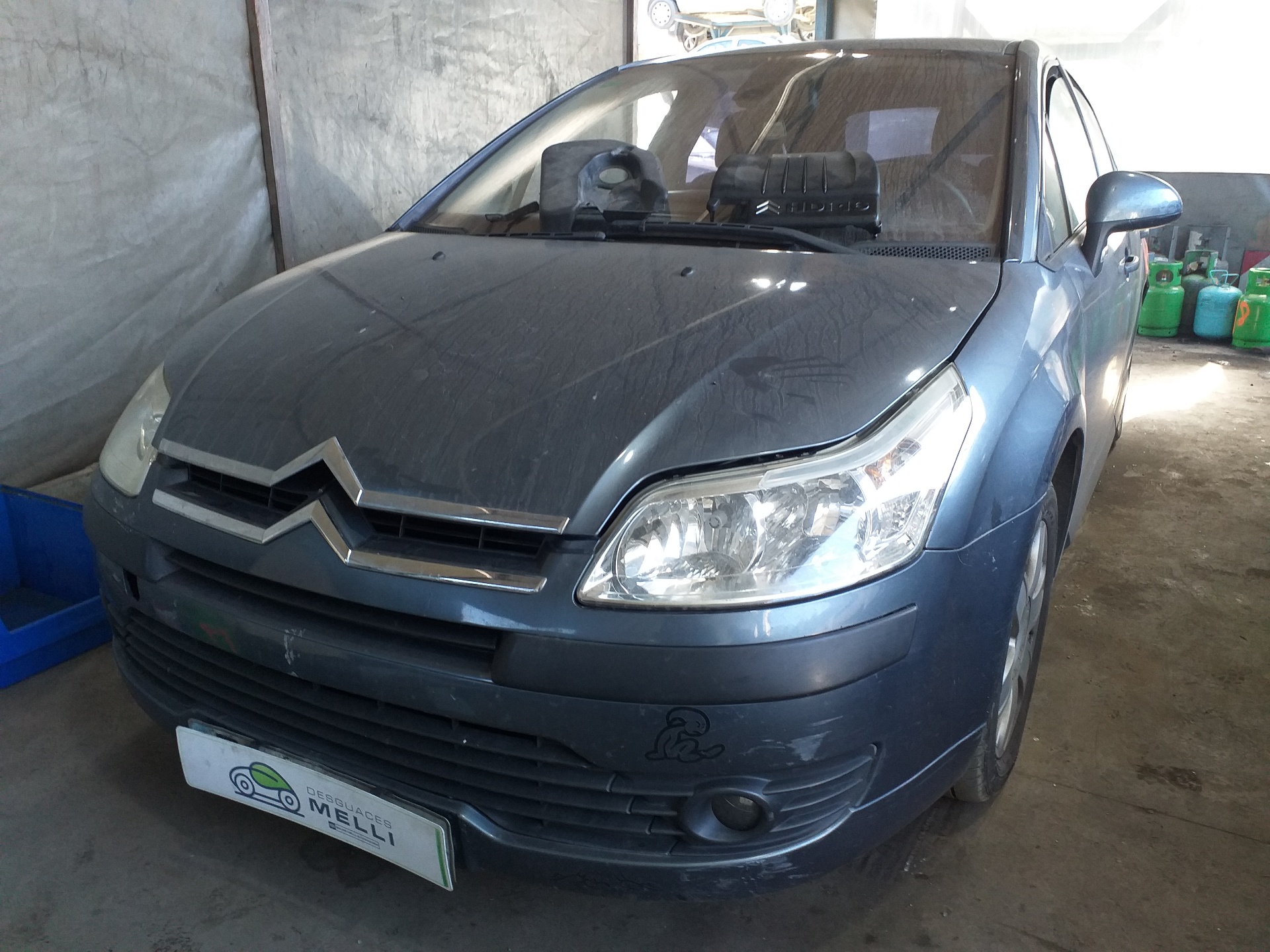 CITROËN C4 1 generation (2004-2011) Aizmugurējo labo durvju logu pacēlājs 9647444280 22029474