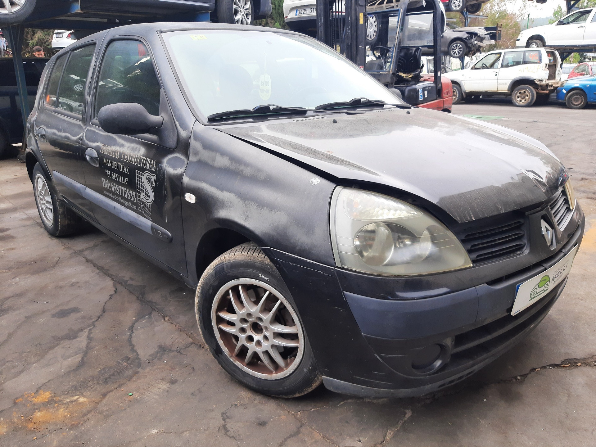 RENAULT Clio 2 generation (1998-2013) Galinis dešinys žibintas 8200071414 20583806