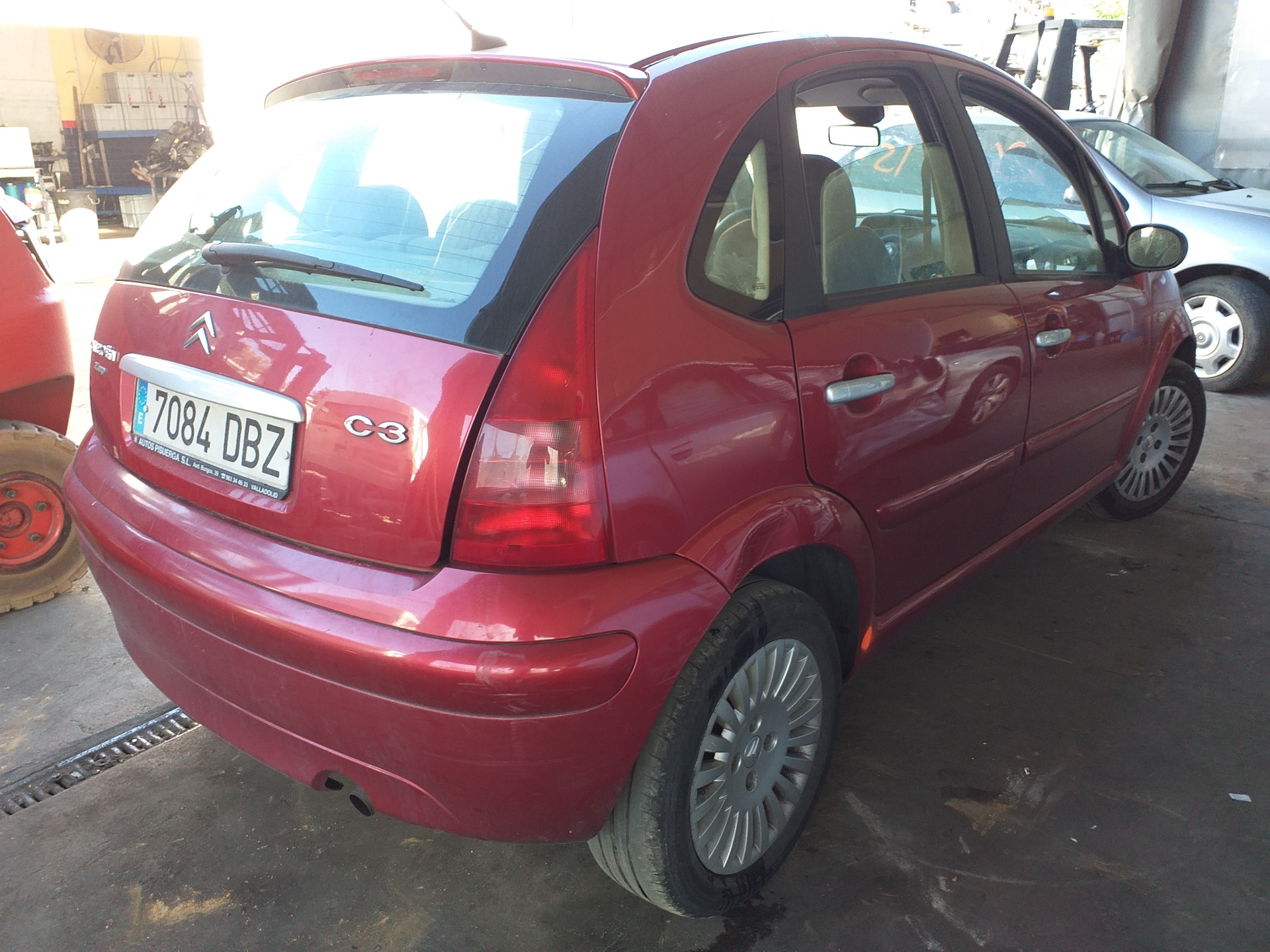 CITROËN C3 1 generation (2002-2010) Aizmugurējo kreiso durvju logu pacēlājs 9653445380 18689648