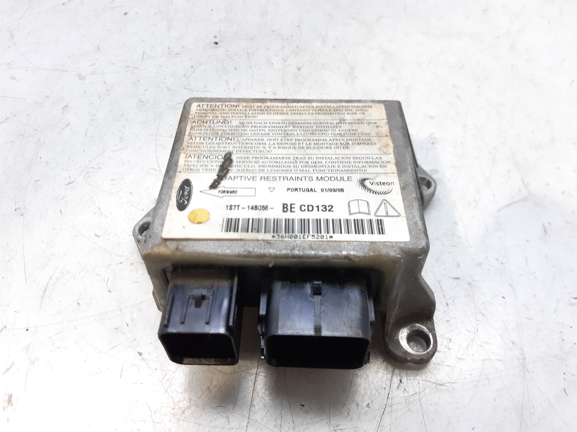 FORD Mondeo 3 generation (2000-2007) SRS Control Unit 1S7T14B056BE 24110909