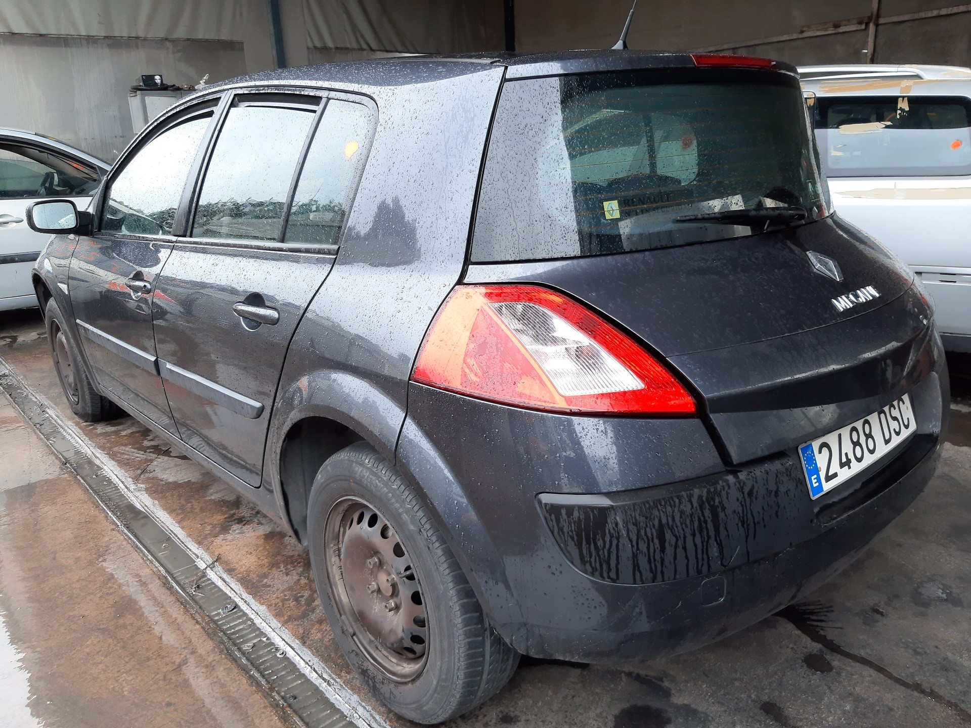 RENAULT Megane 2 generation (2002-2012) Galinių kairių durų stiklo pakelėjas 8201010924 22325826