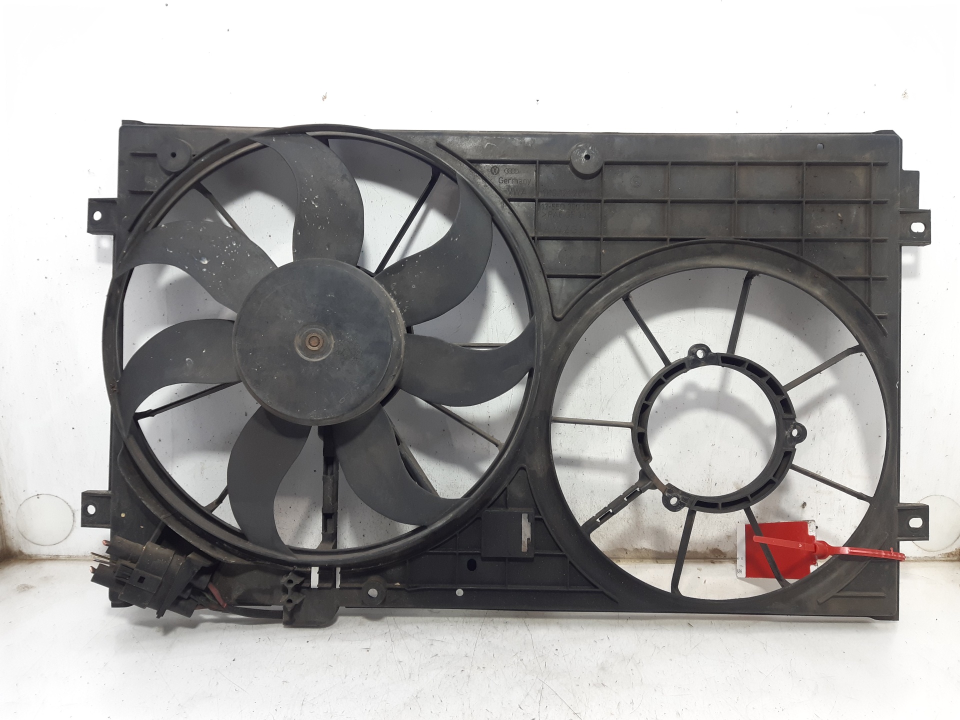AUDI A2 8Z (1999-2005) Difūzoriaus ventiliatorius 1K0121207F 18776199