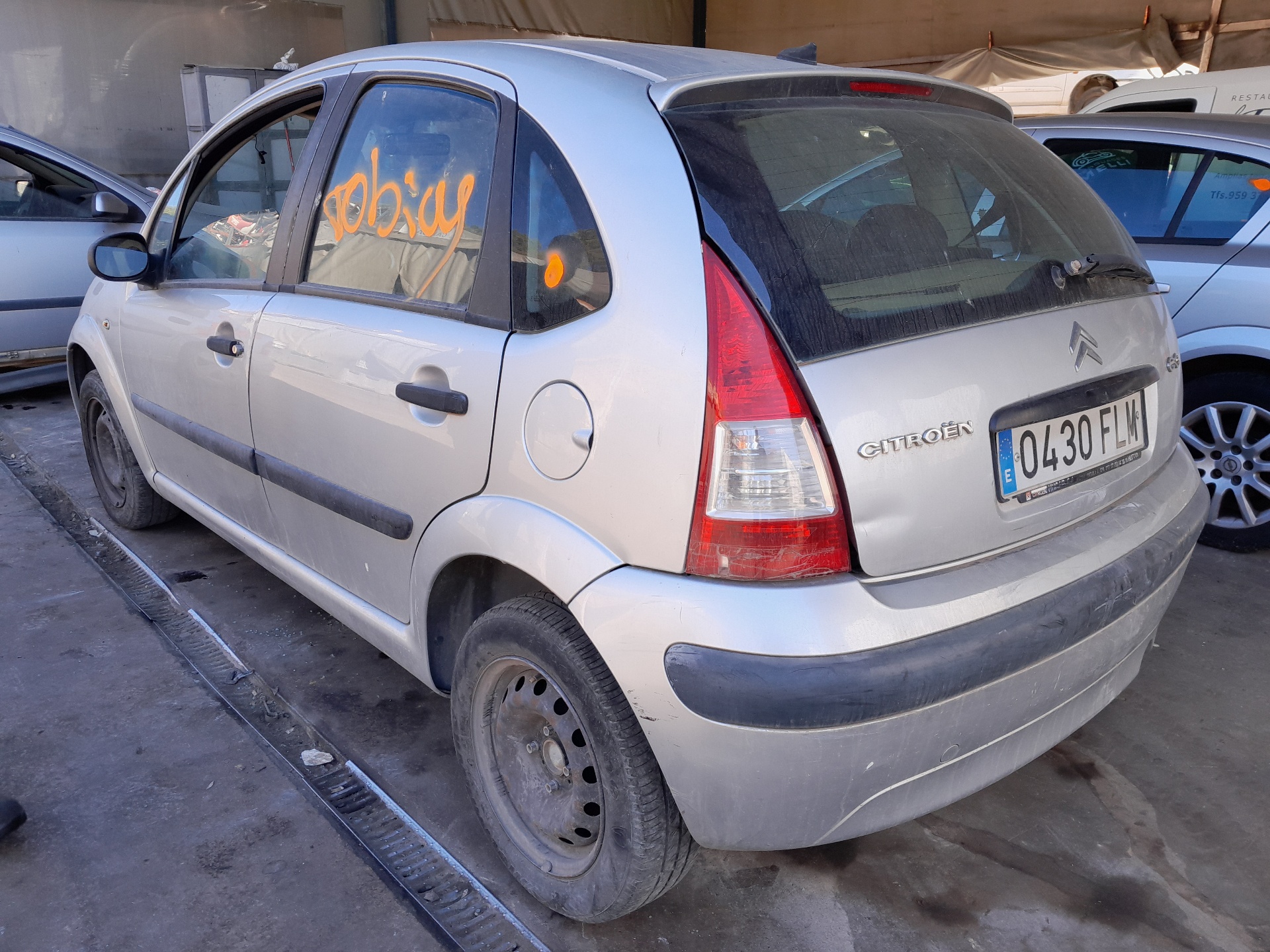 CITROËN C3 1 generation (2002-2010) Рамка внутрішньої ручки передніх лівих дверей 9680187877 20146442