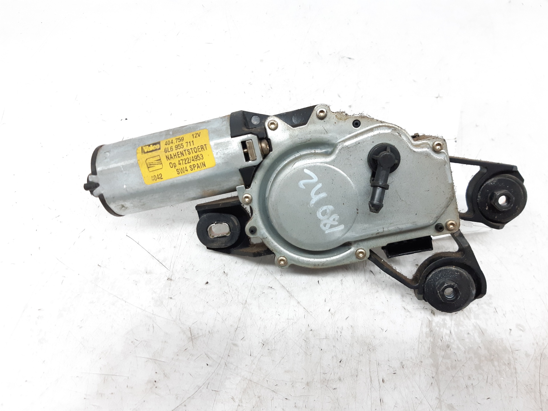 SEAT Ibiza 3 generation (2002-2008) Tailgate  Window Wiper Motor 6L6955711 24022326