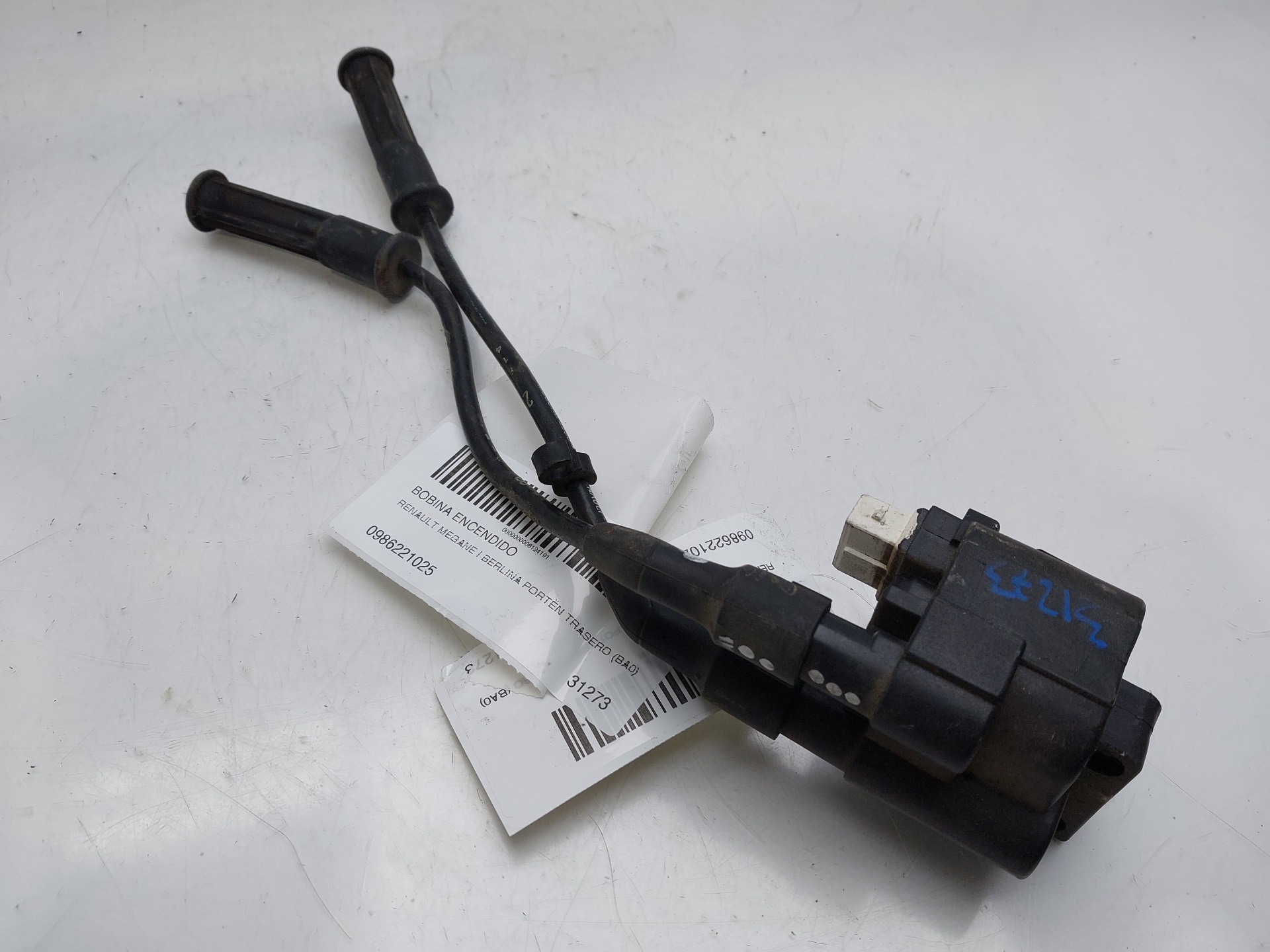 RENAULT Megane 1 generation (1995-2003) High Voltage Ignition Coil 0986221025 24123066