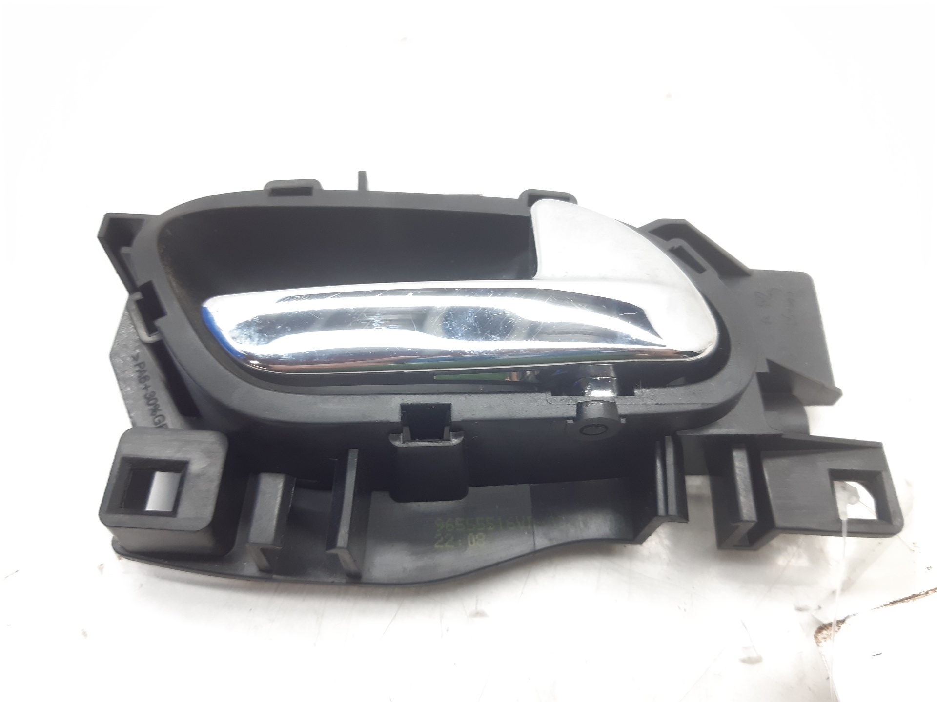 PEUGEOT 207 1 generation (2006-2009) Right Rear Internal Opening Handle 96555516VD 24129886