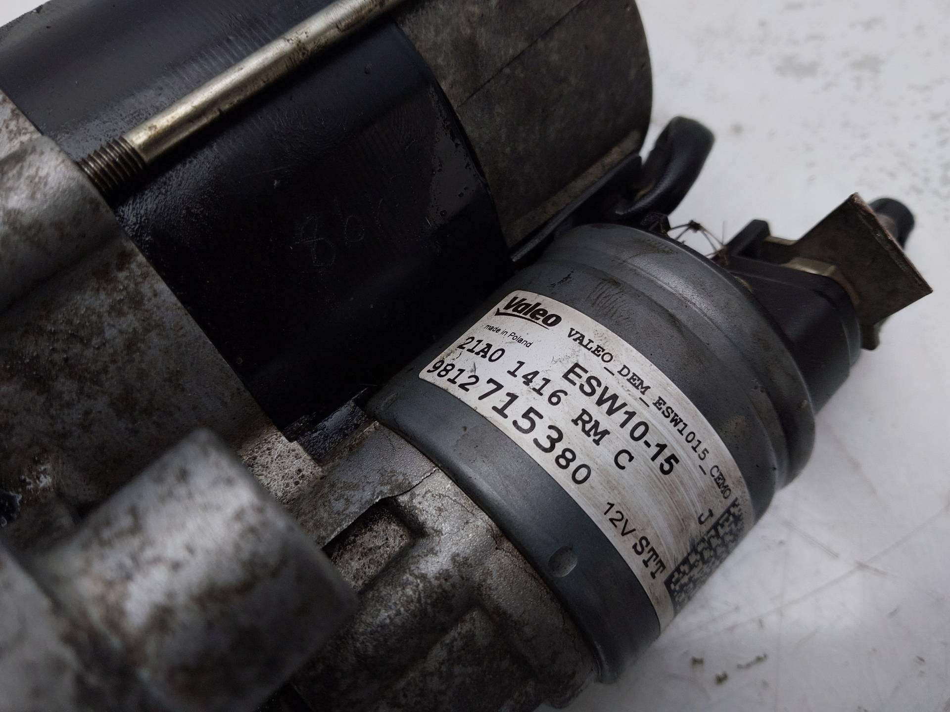 CITROËN C3 1 generation (2002-2010) Starter Motor 9812715380 25425557