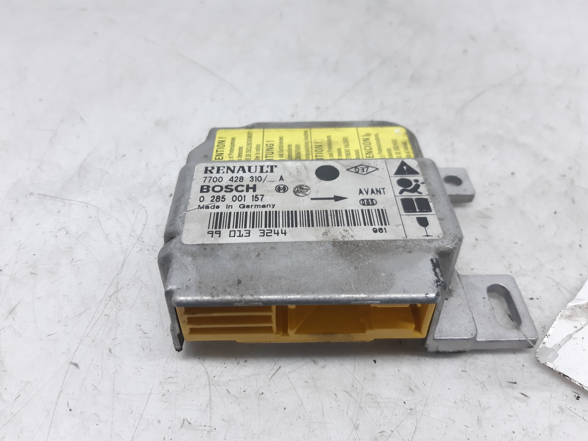 RENAULT Clio 2 generation (1998-2013) SRS vadības bloks 7700428310A 18717221