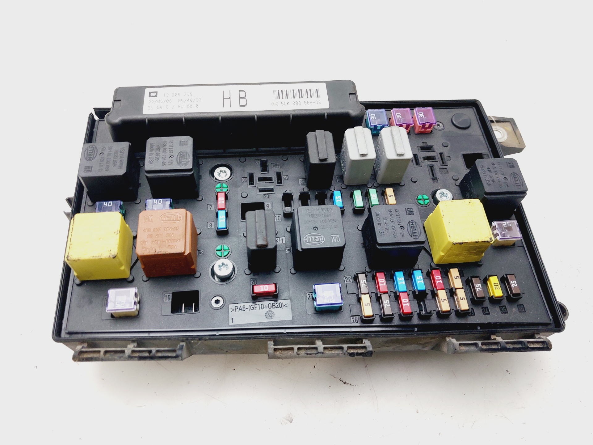 OPEL Astra H (2004-2014) Fuse Box 13206754 26991699