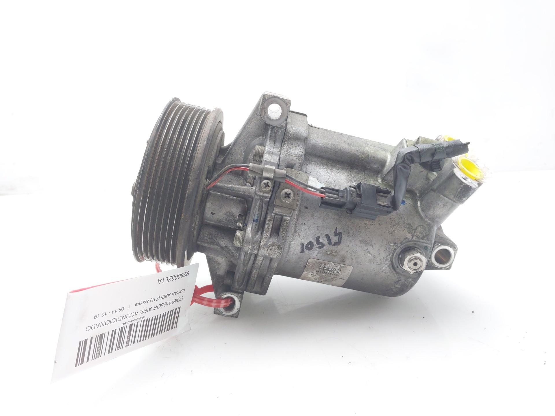 NISSAN Juke YF15 (2010-2020) Hасос кондиционера 926003ZL1A,109.884KMS,5PUERTAS 23888601