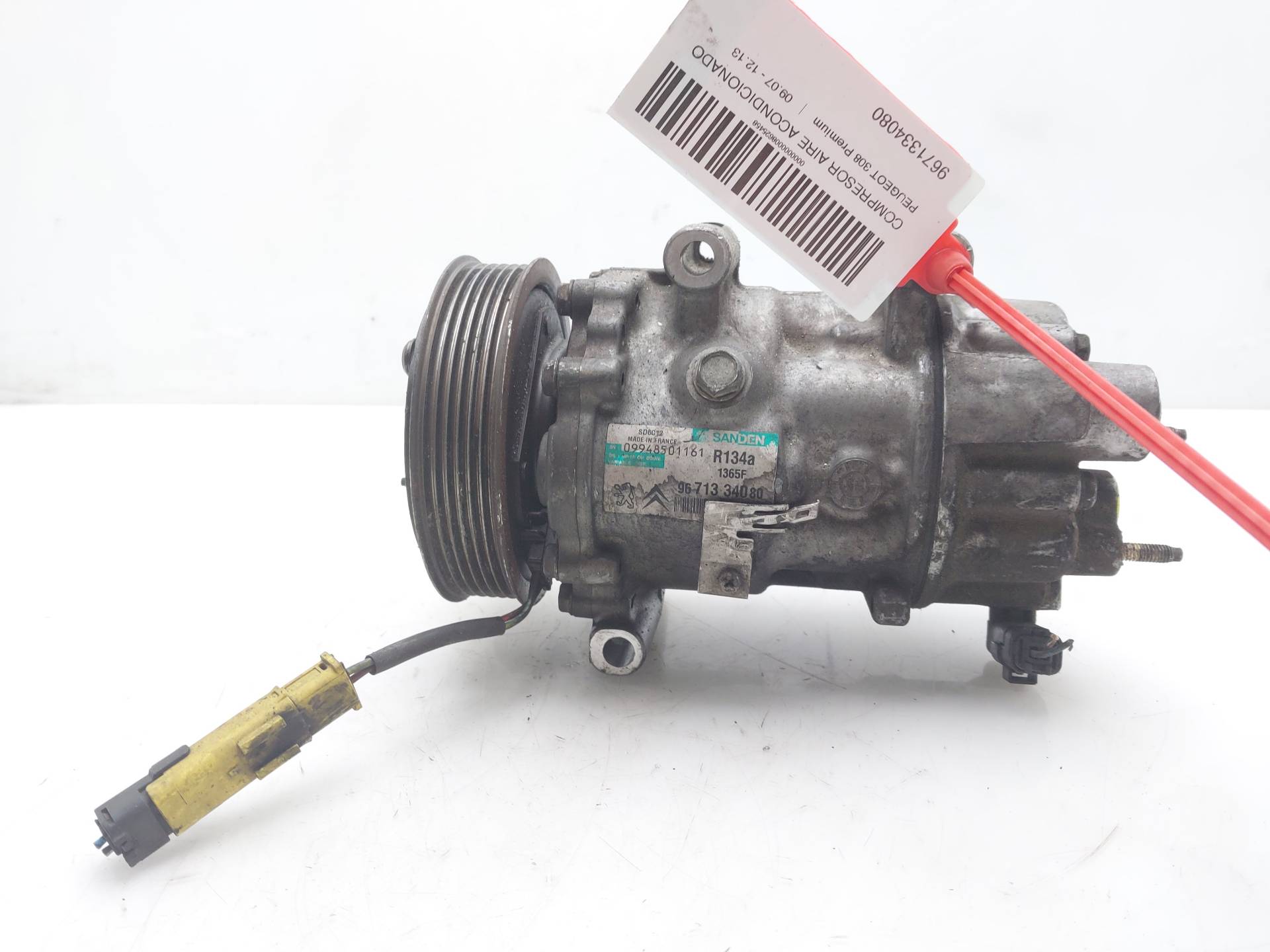 PEUGEOT 308 T7 (2007-2015) Air Condition Pump 9671334080, 118.475KMS, 5PUERTAS 23907139