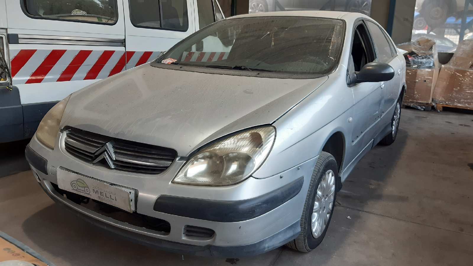 CITROËN C5 1 generation (2001-2008) Левая задняя внутренняя ручка открытия 9641315777 18523948