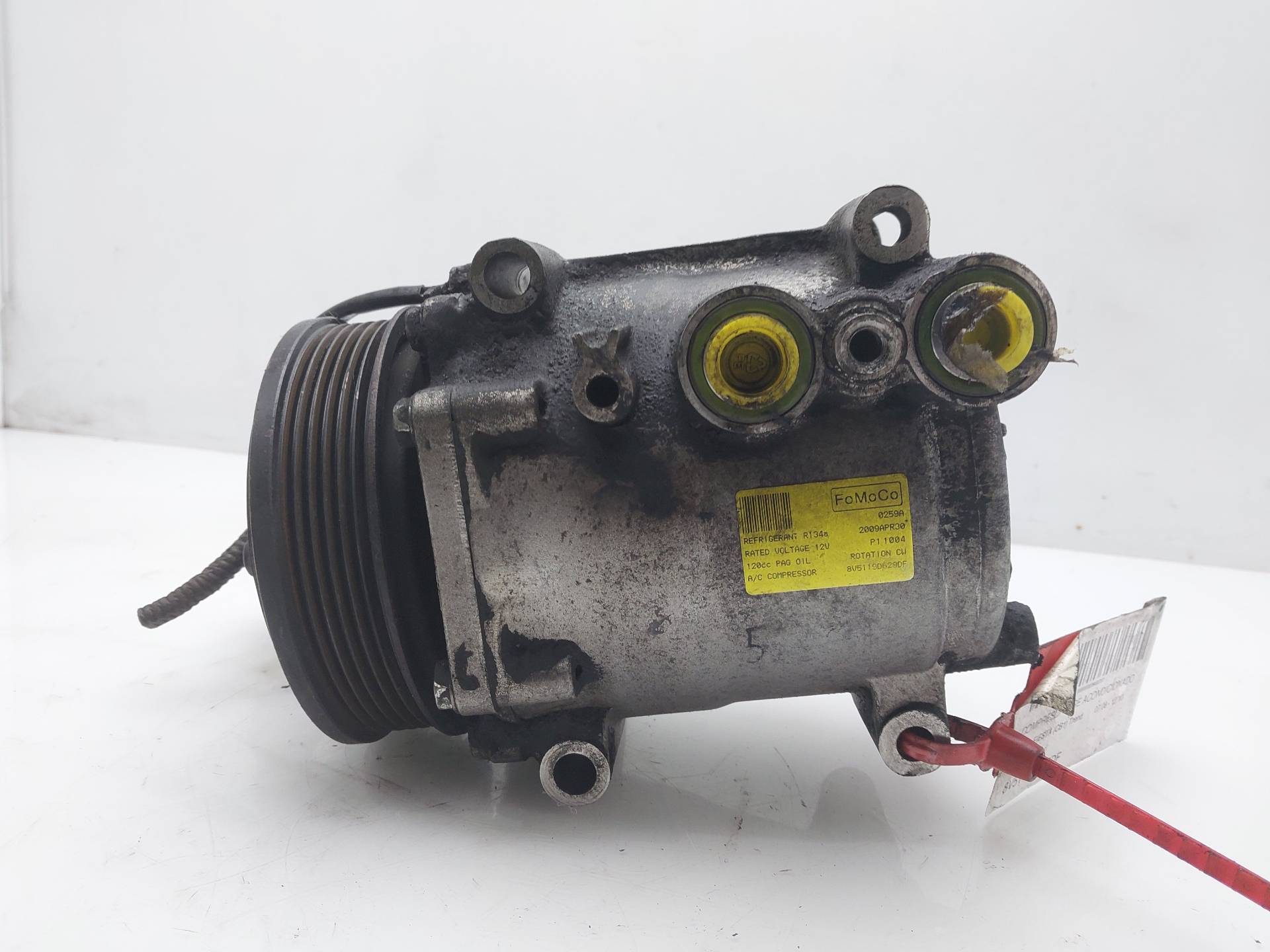 FORD Fiesta 5 generation (2001-2010) Air Condition Pump 8V5119D629DF, 162423KMS, 5PUERTAS 23888352