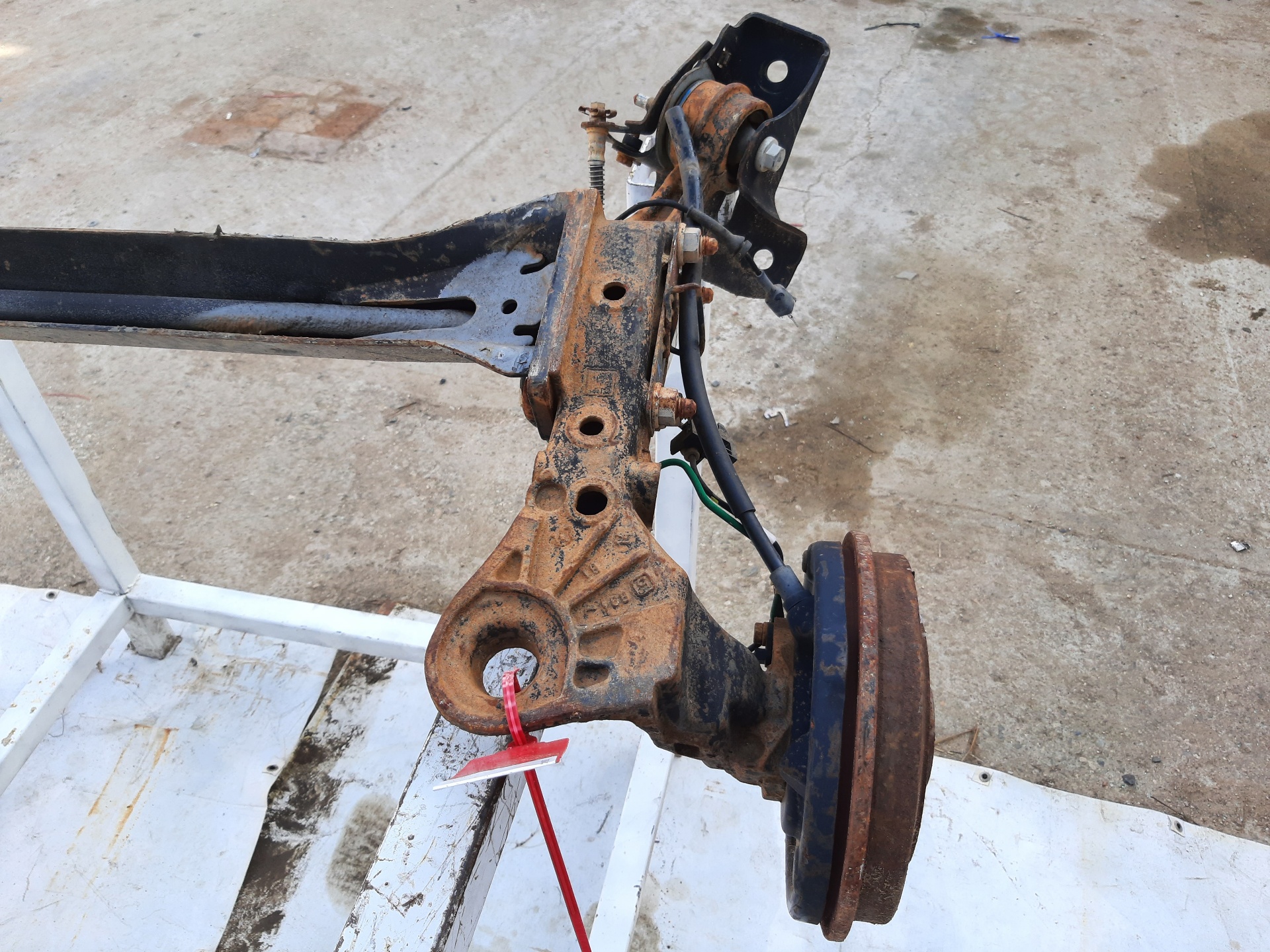 CITROËN C3 1 generation (2002-2010) Rear Axle 9801942480 20792914