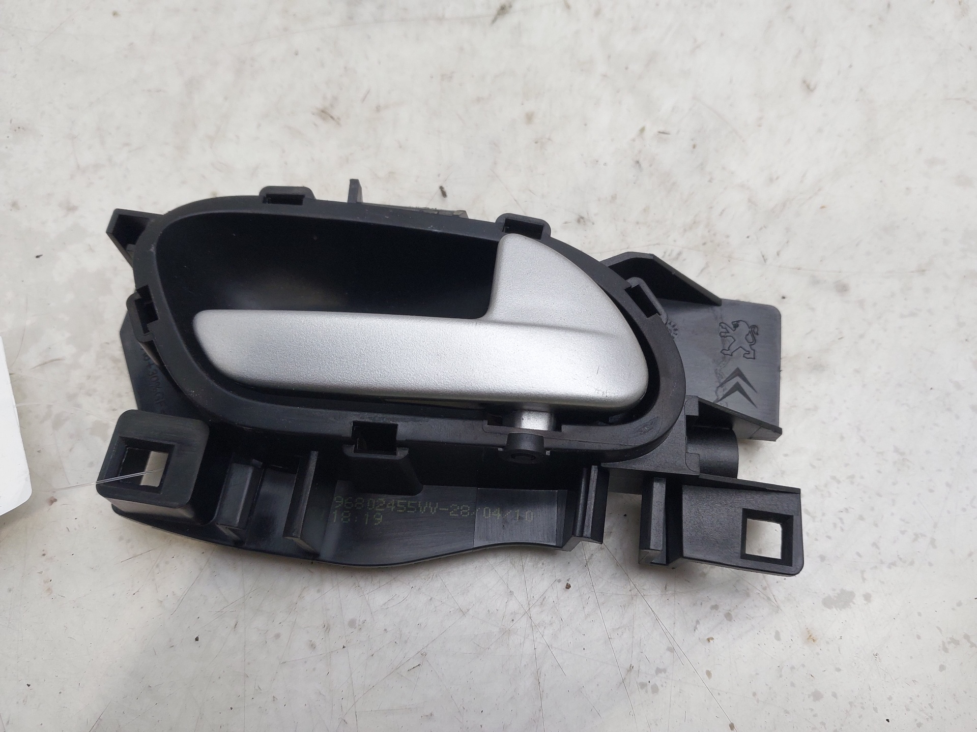 PEUGEOT 207 1 generation (2006-2009) Right Rear Internal Opening Handle 96802455VV 24952955