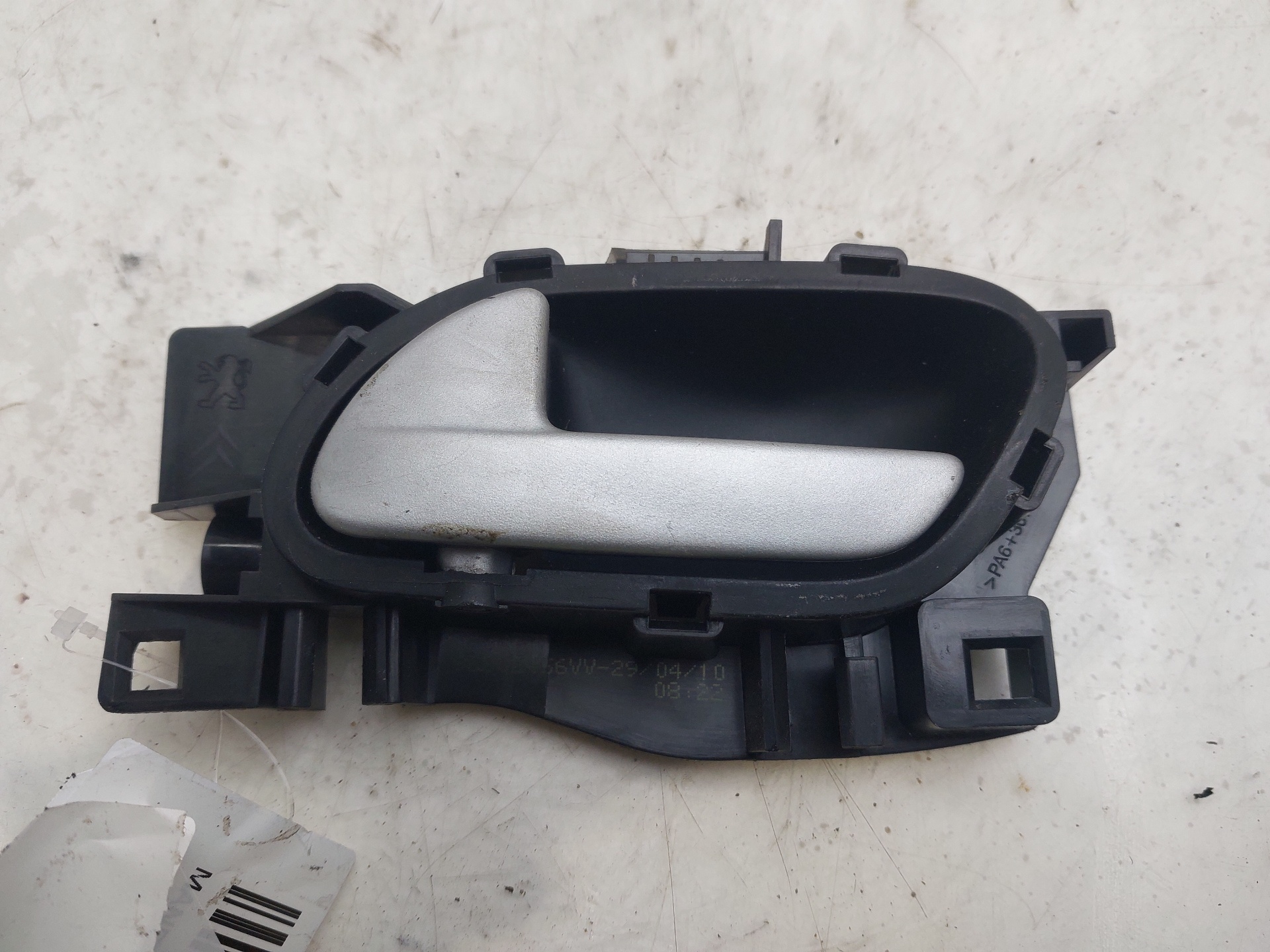 PEUGEOT 207 1 generation (2006-2009) Front Left Door Interior Handle Frame 96802456VV 24952950