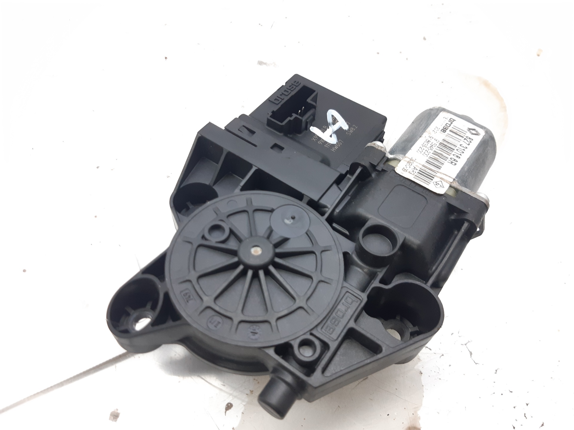 RENAULT Scenic 3 generation (2009-2015) Rear Left Door Window Control Motor 827310166R 18674584