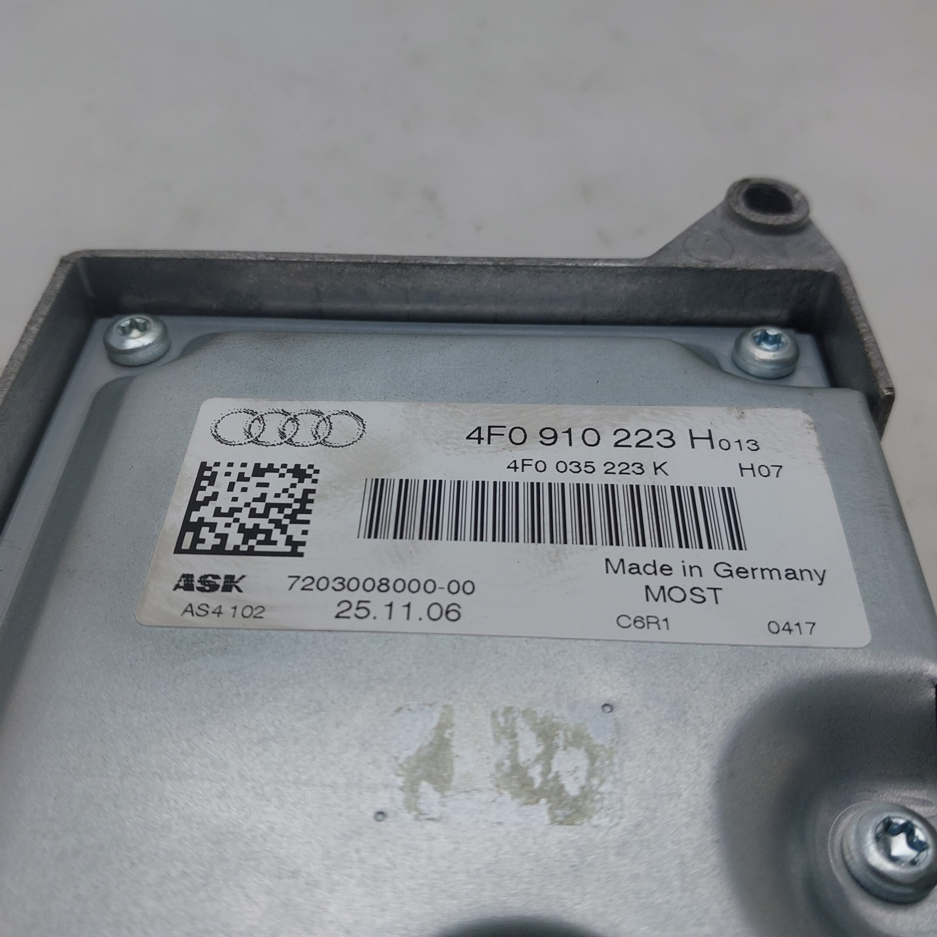 AUDI A6 C6/4F (2004-2011) Amplificator sunet 4F0910223H 24833498