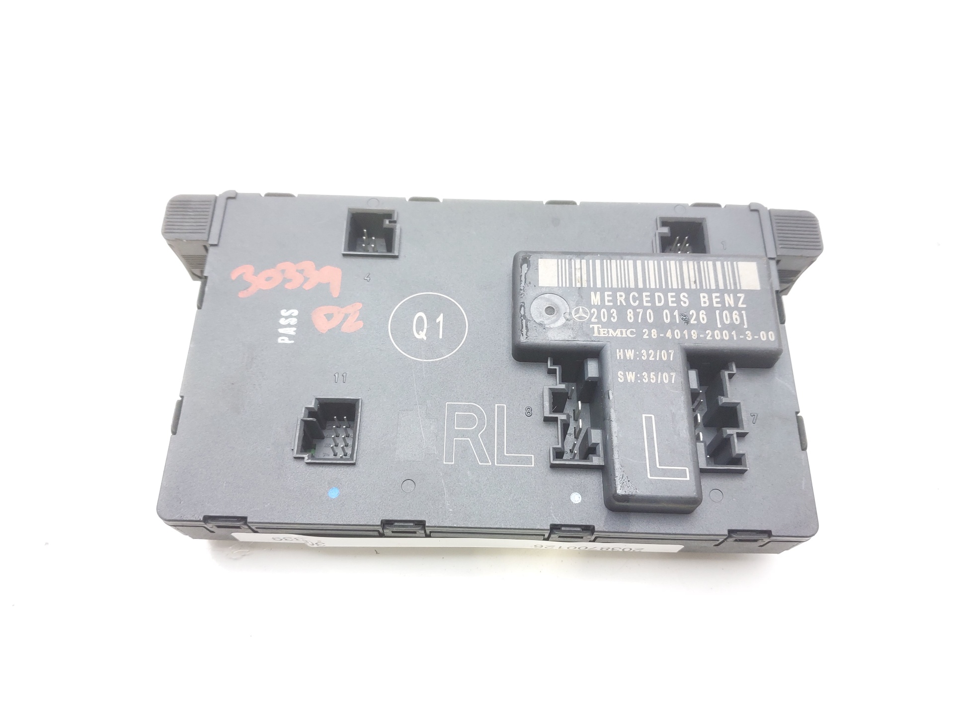 MERCEDES-BENZ C-Class W203/S203/CL203 (2000-2008) Other Control Units 2038700126 20686809