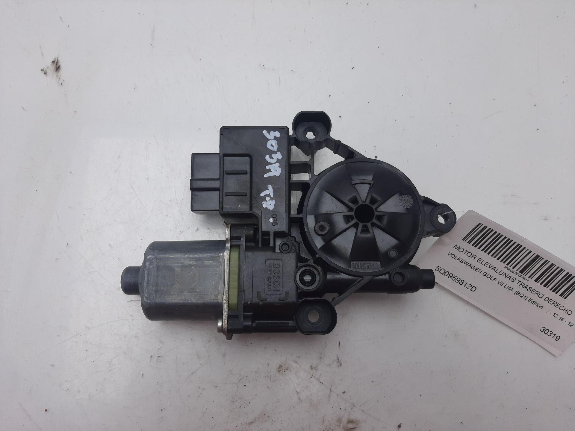 JEEP Golf 7 generation (2012-2024) Rear Right Door Window Control Motor 5Q0959812D 20150643