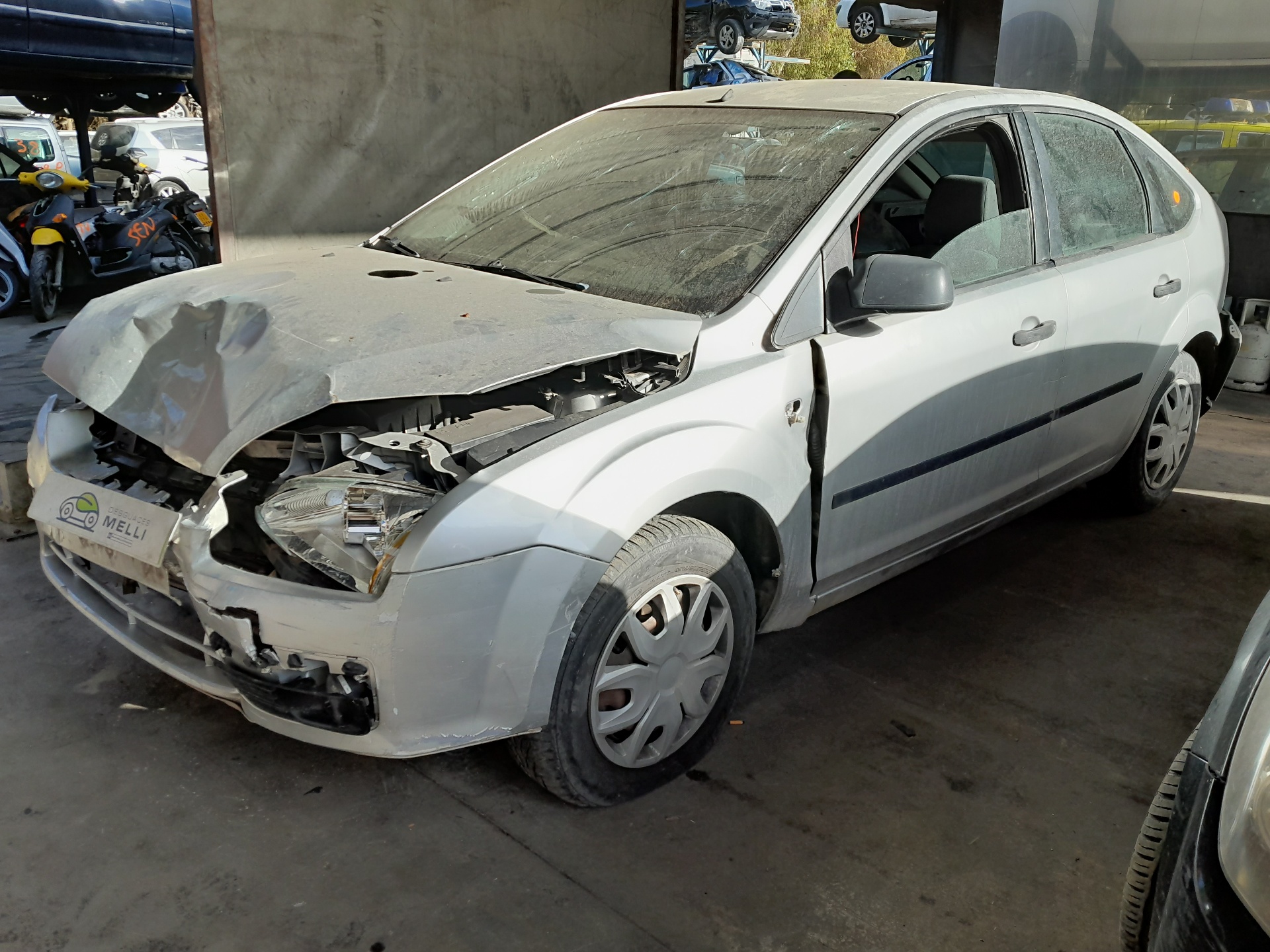 FORD Focus 2 generation (2004-2011) Priekšējais kreisais durvju spogulis 4M5117683AJ 22736190